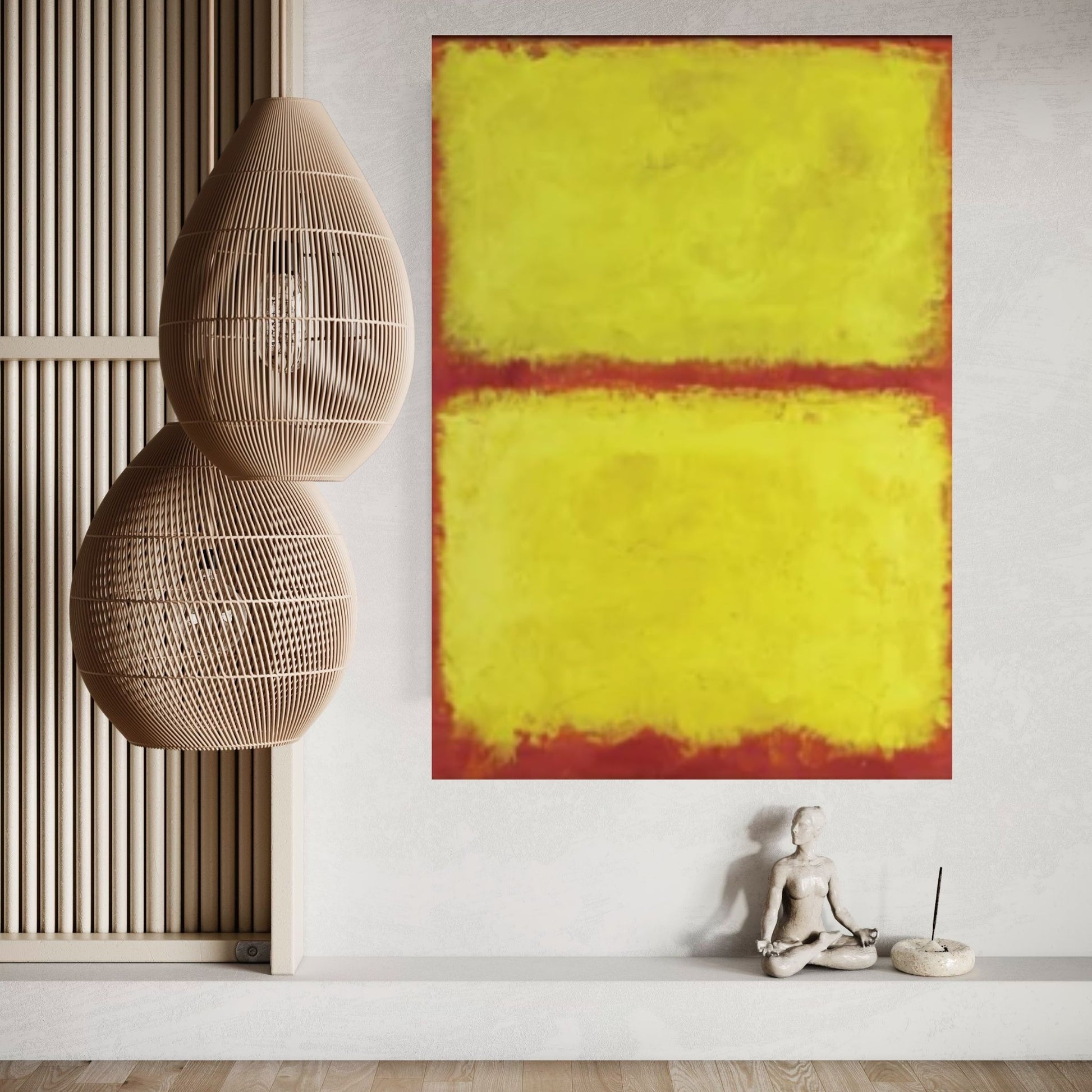 Mark Rothko Frame Canvas/Poster Art Reproduction, Rothko Reproduction, Modern Art Expressionism Painting - Y Canvas