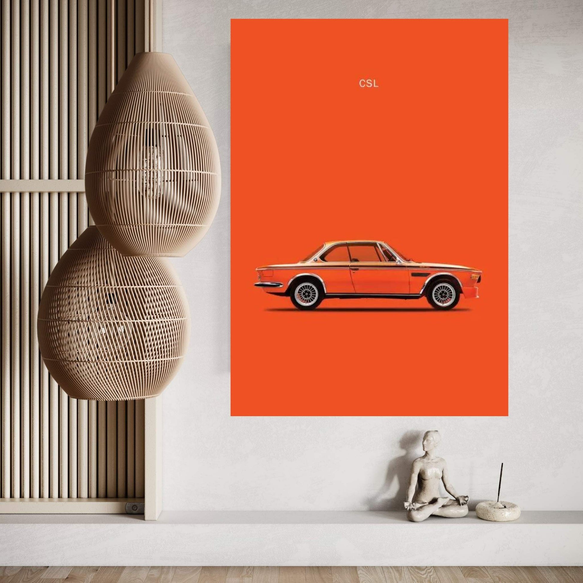 1972 BMW CSL Canvas Wall Art - Y Canvas