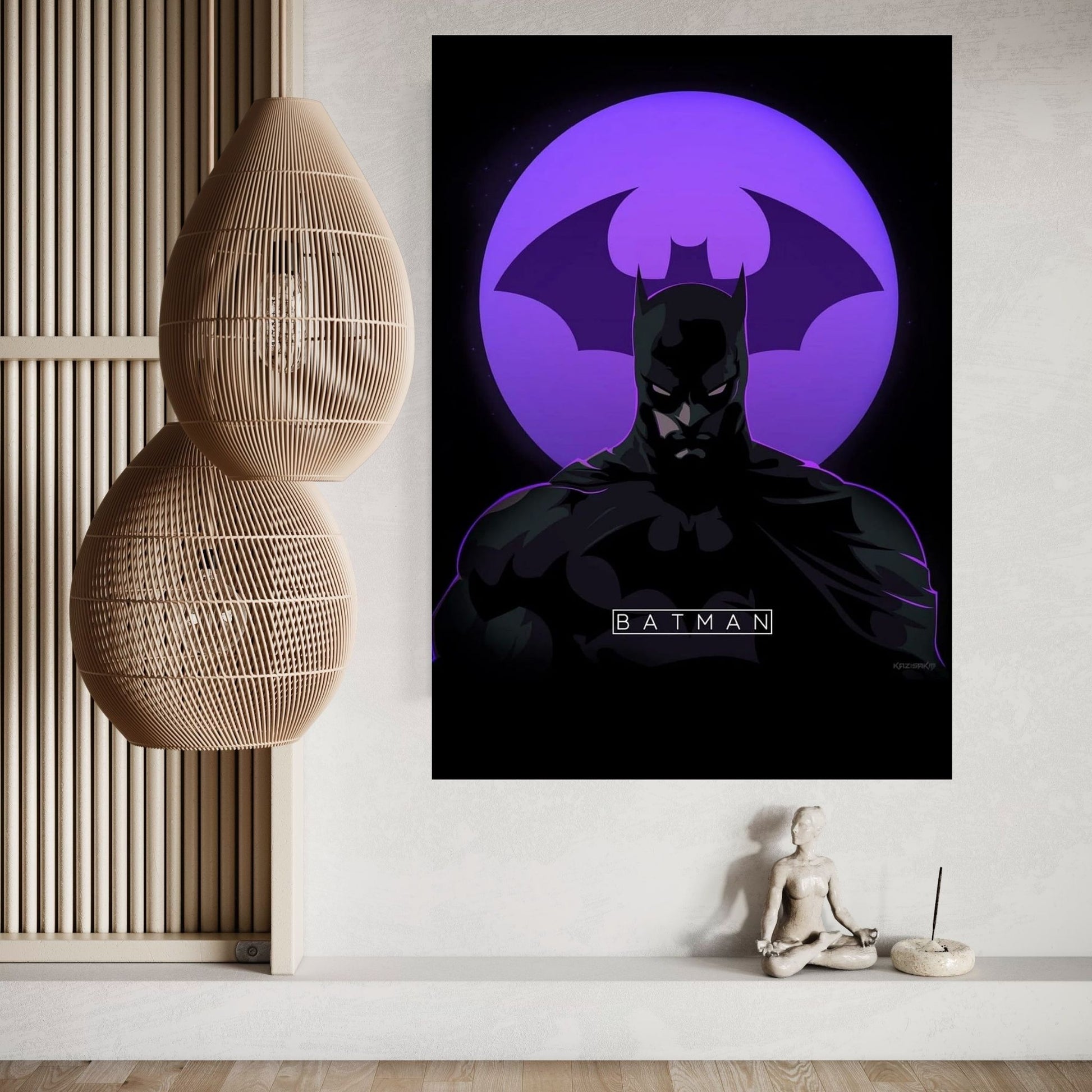 Batman Canvas Wall Art - Y Canvas