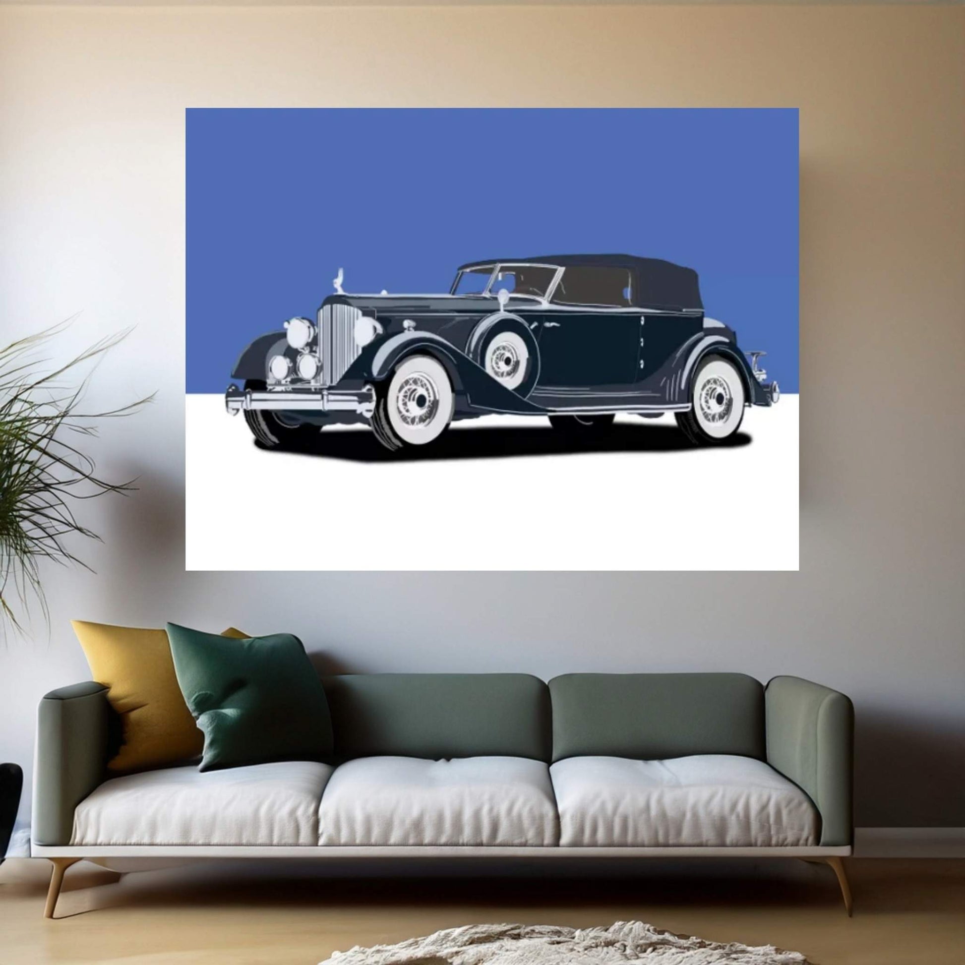 Ride Down Memory Lane Canvas Wall Art - Y Canvas