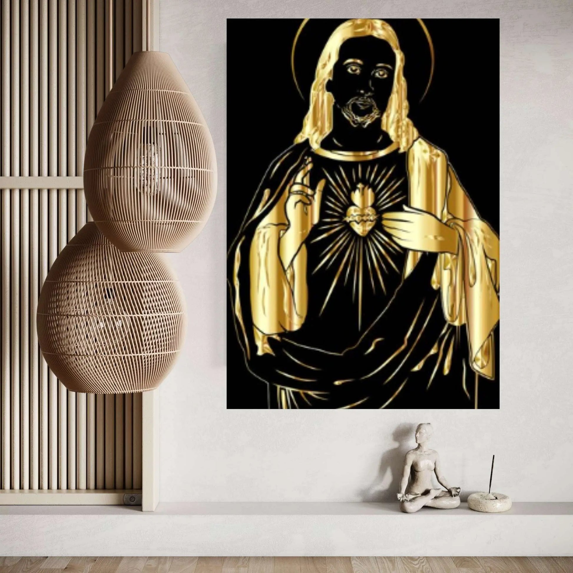 Jesus Christ Print on Canvas, Canvas Wall Set - Y Canvas