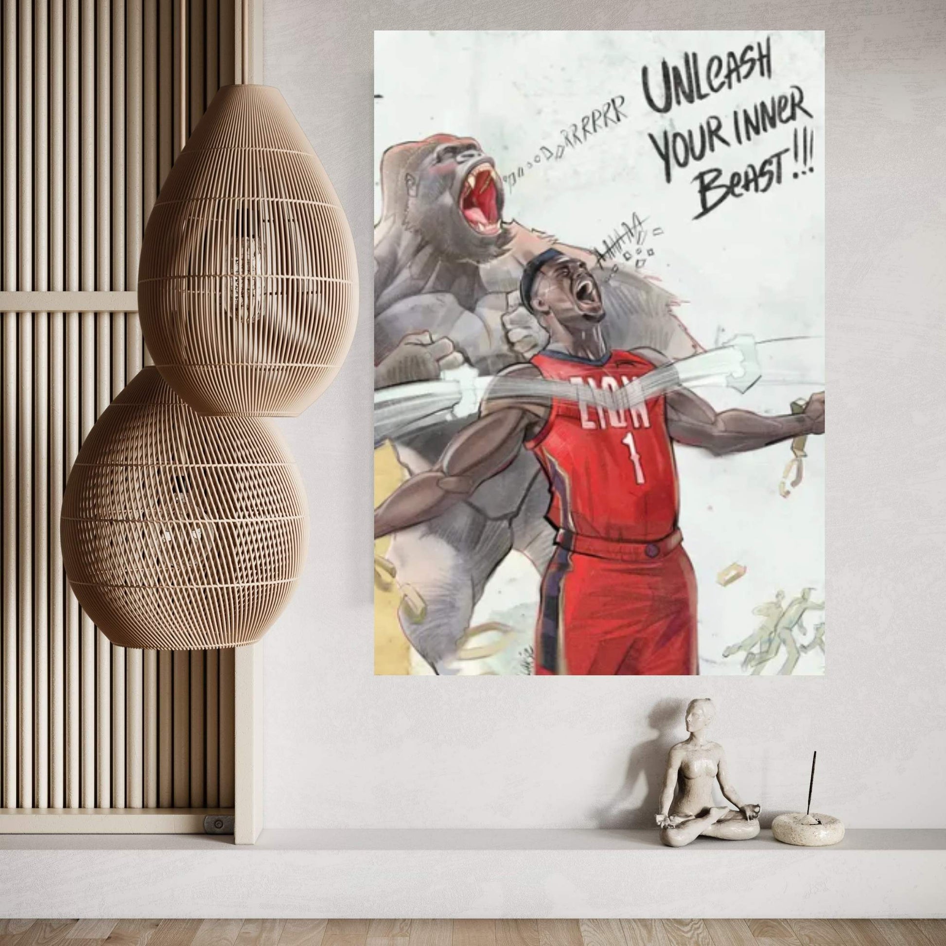 Unleash Your Inner Beast Canvas Wall Art - Y Canvas