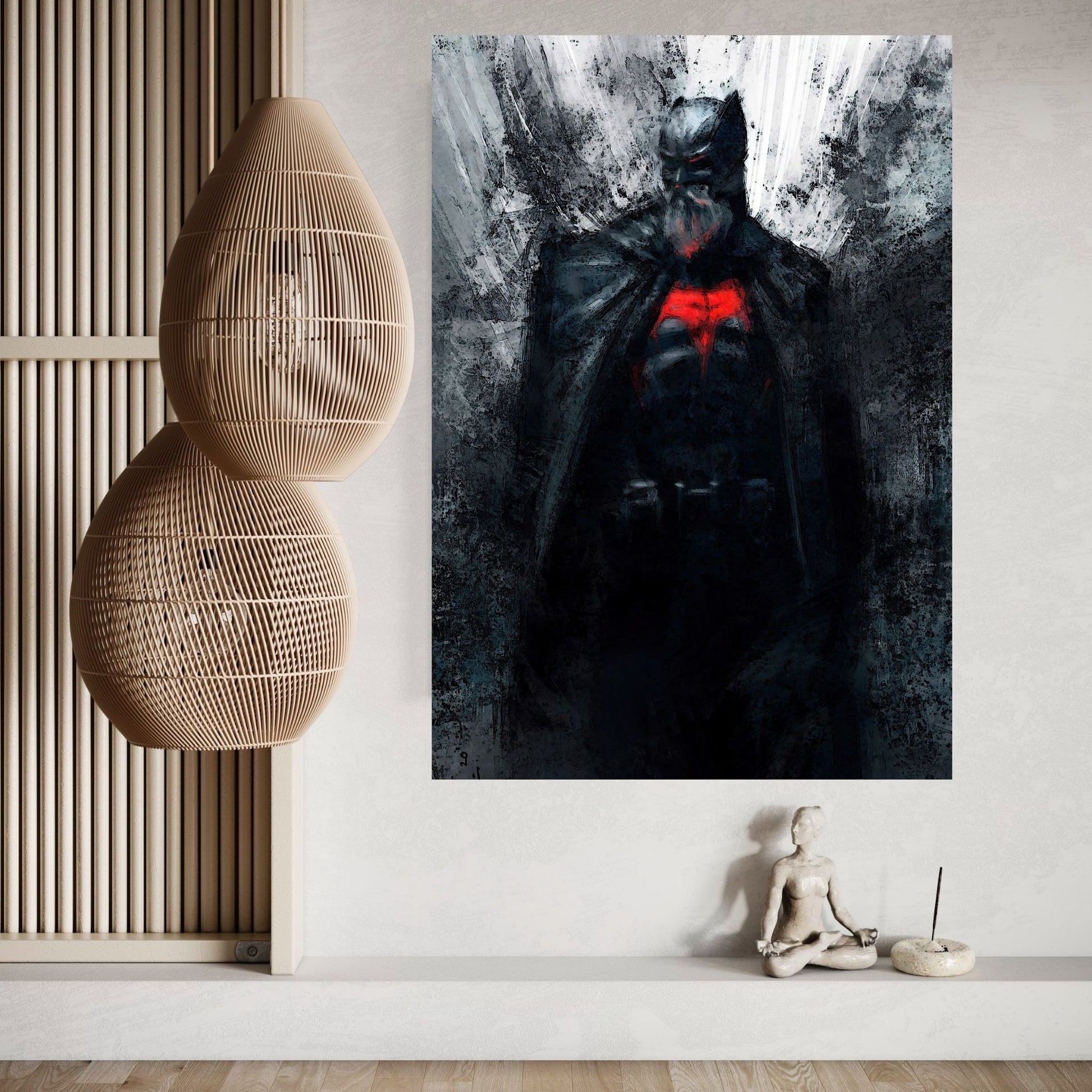 Batman Canvas Wall Art - Y Canvas