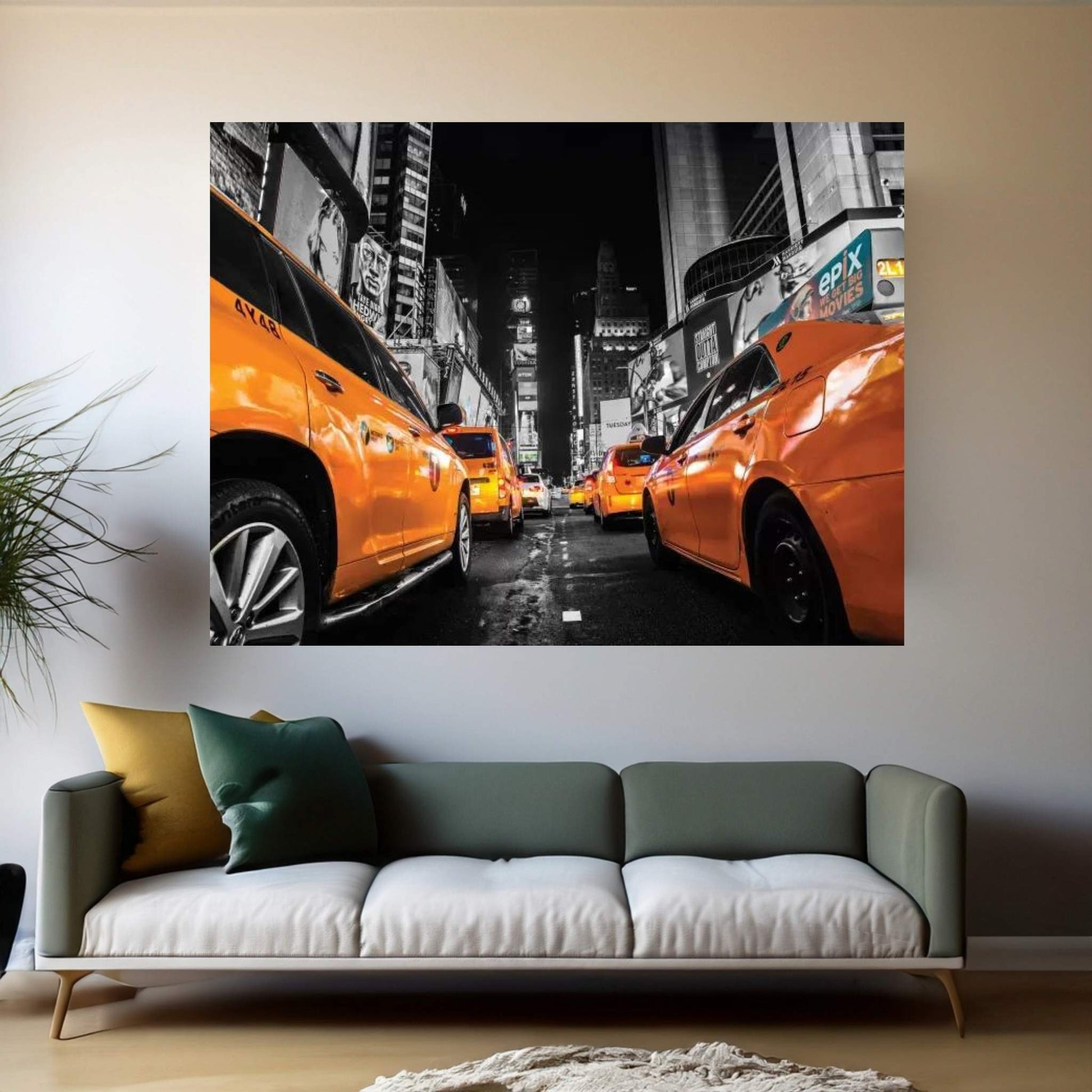 Times Square, NYC Canvas Wall Art - Y Canvas