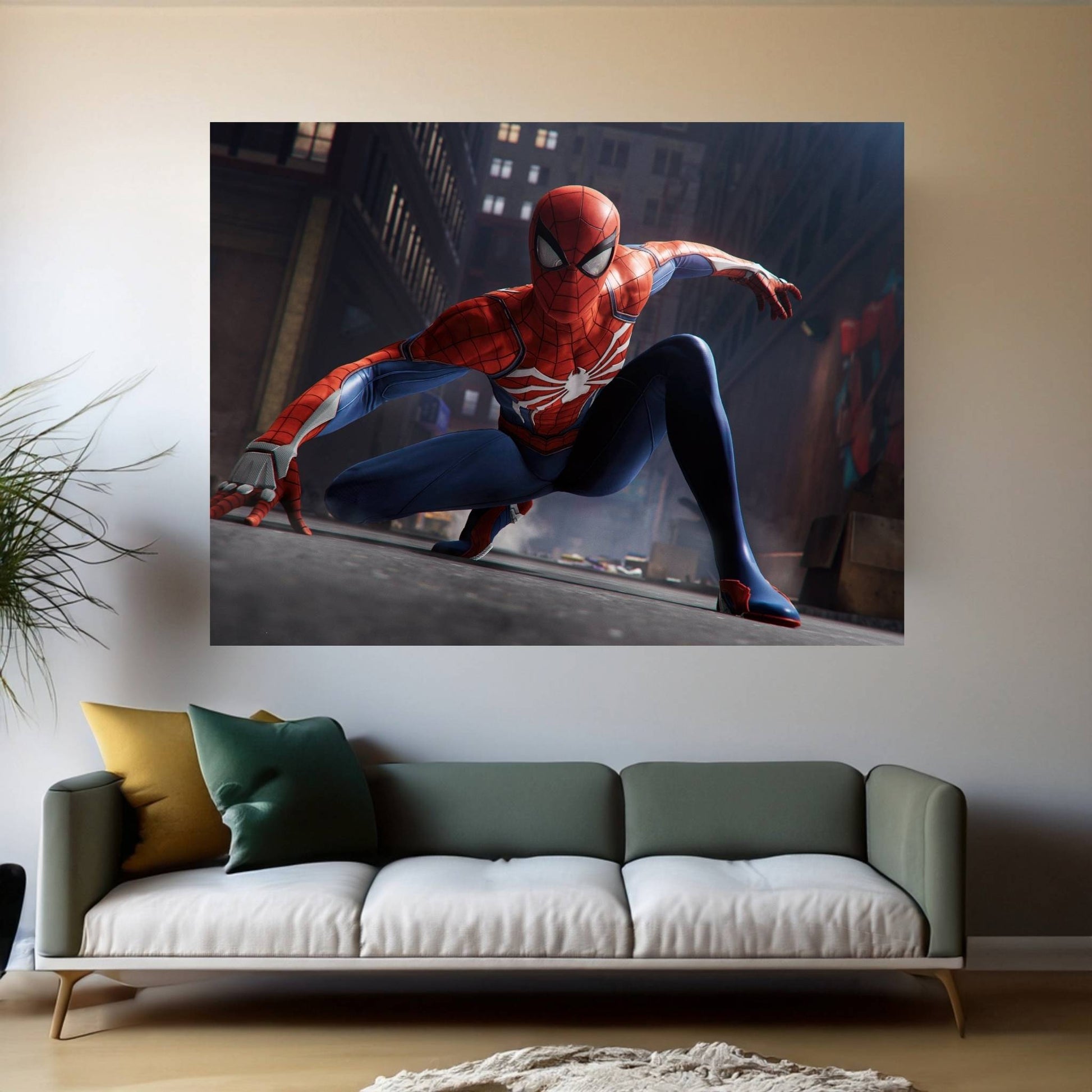 Spiderman Canvas Wall Art - Y Canvas