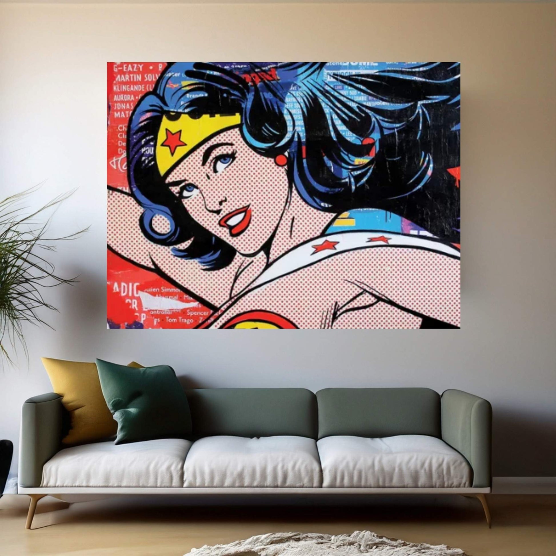 Wonder Woman I Canvas Wall Art - Y Canvas