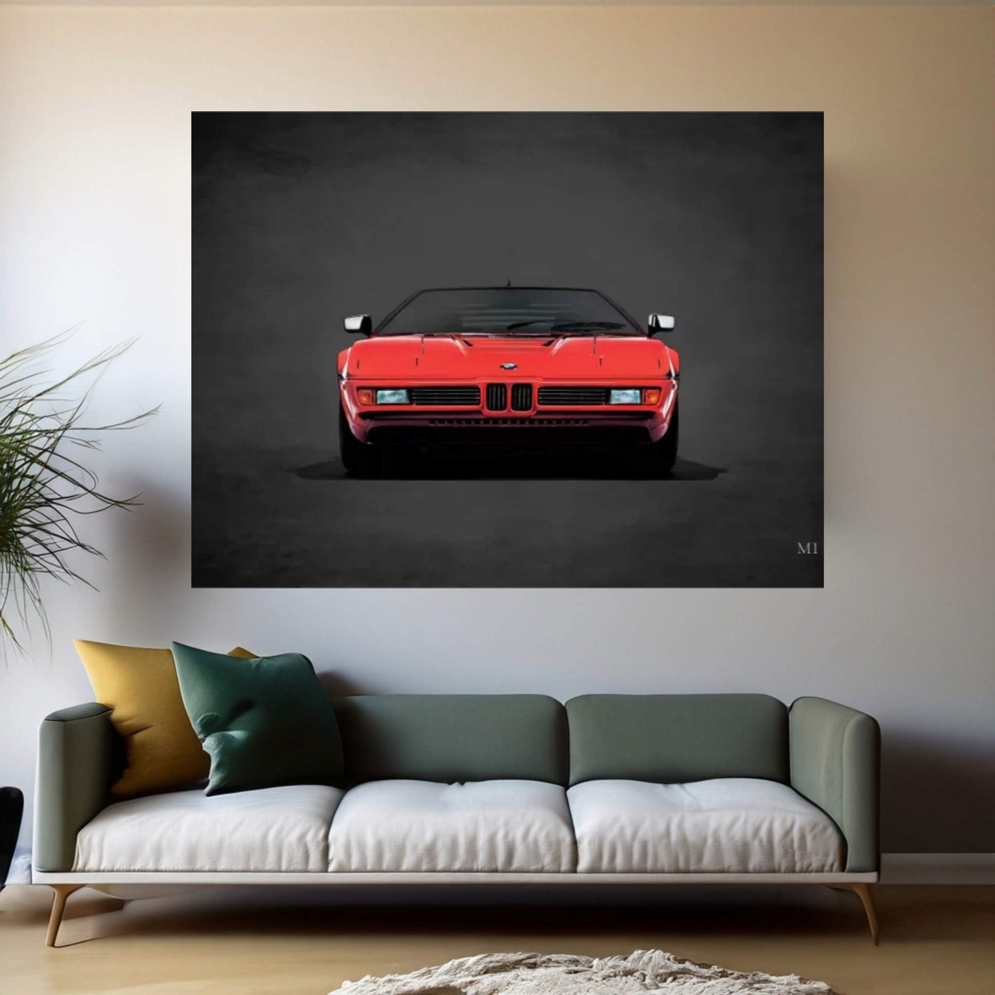 1979 BMW M1 Canvas Wall Art - Y Canvas