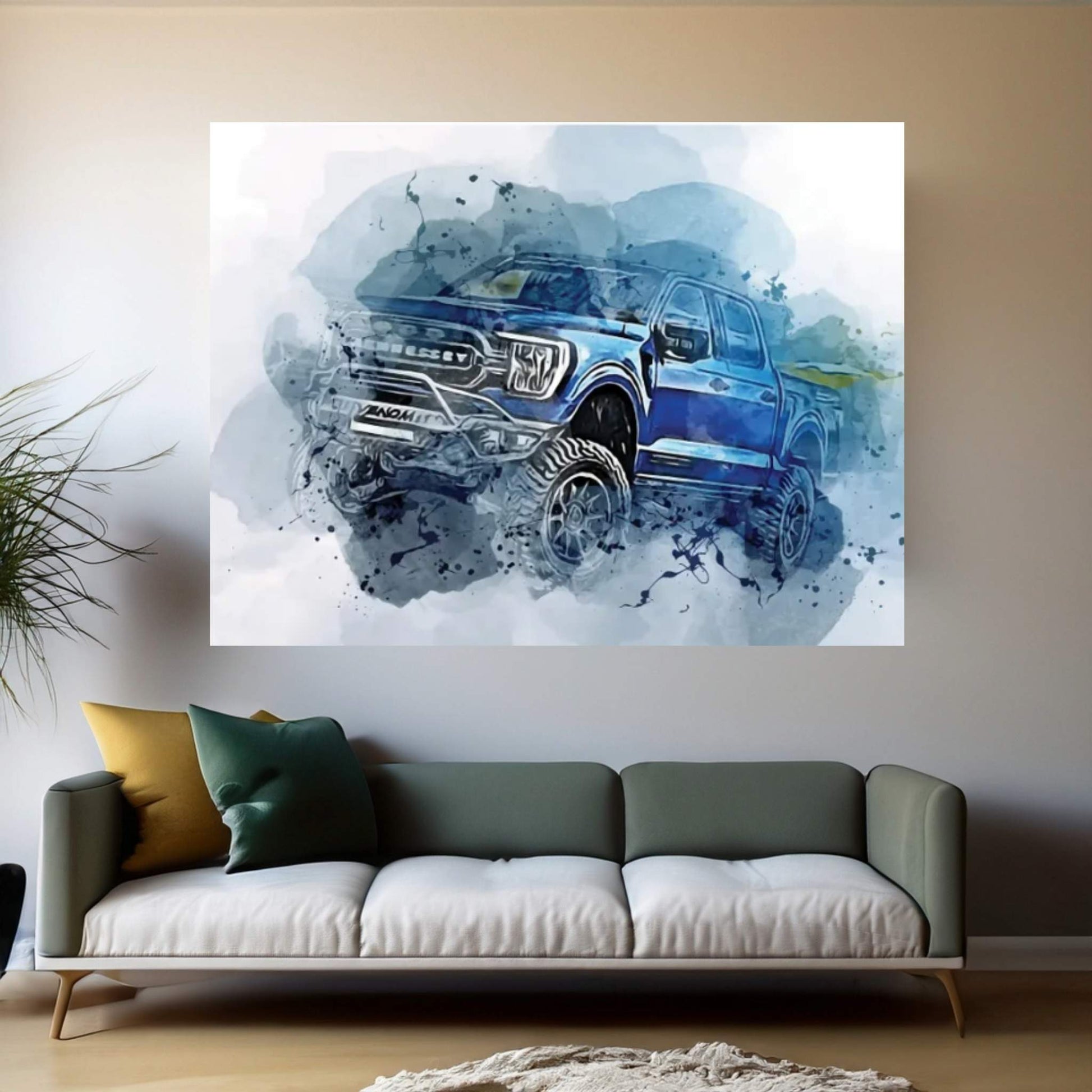 Hennessey Venom 800 F-150 Cars Creative Ford F-150 Cars Ford Canvas Wall Art - Y Canvas