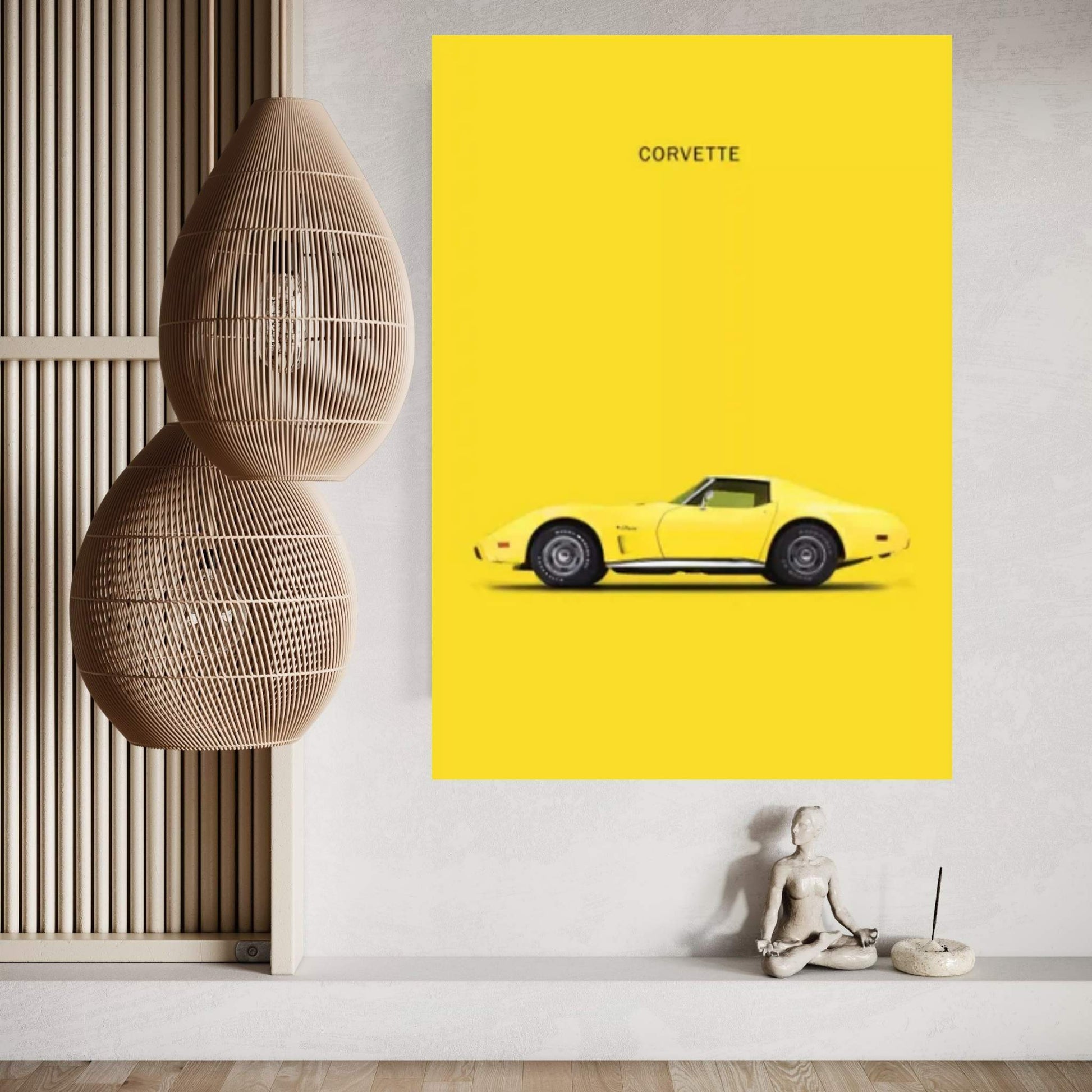 Chevrolet Corvette Canvas Wall Art - Y Canvas