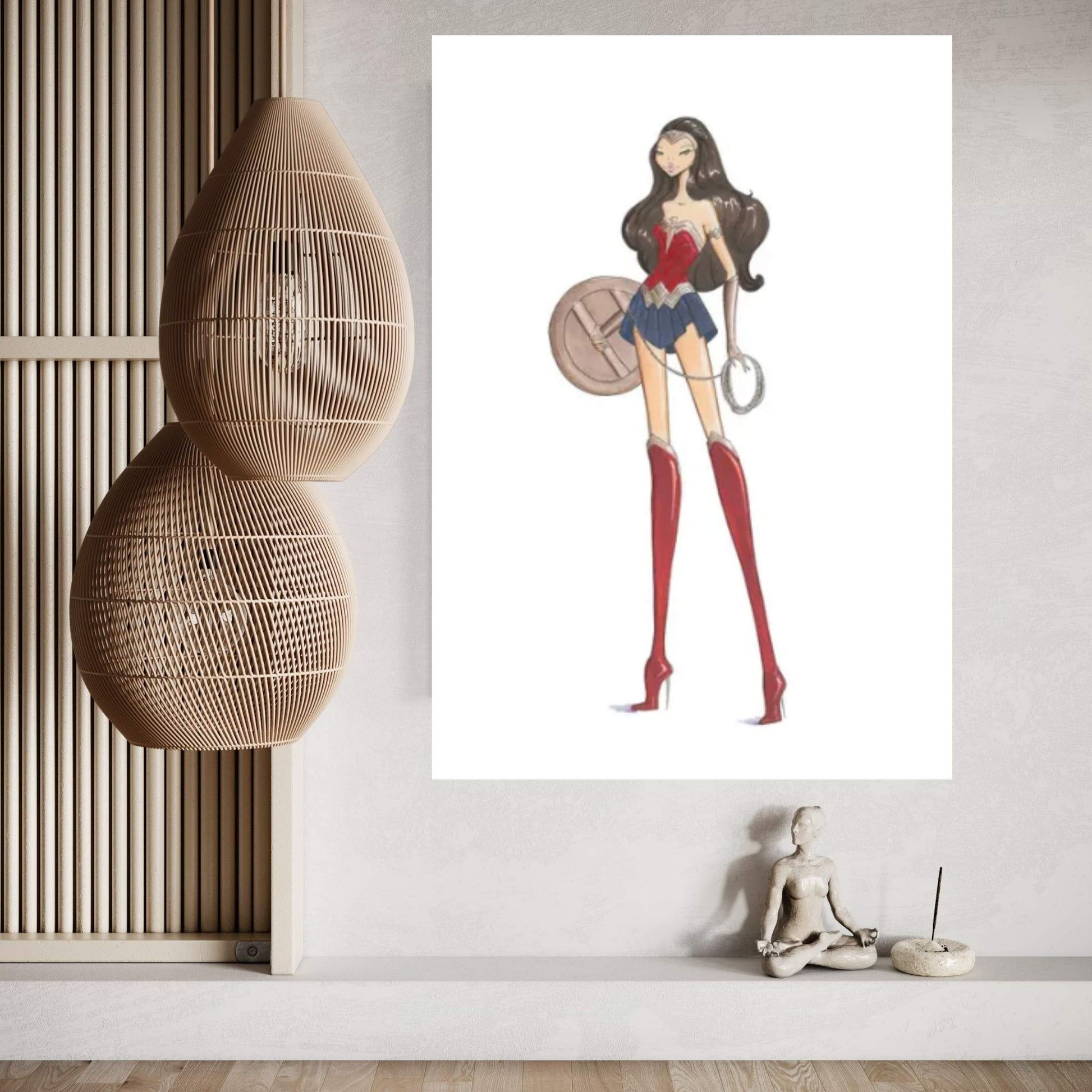 Wonder Woman Canvas Wall Art - Y Canvas