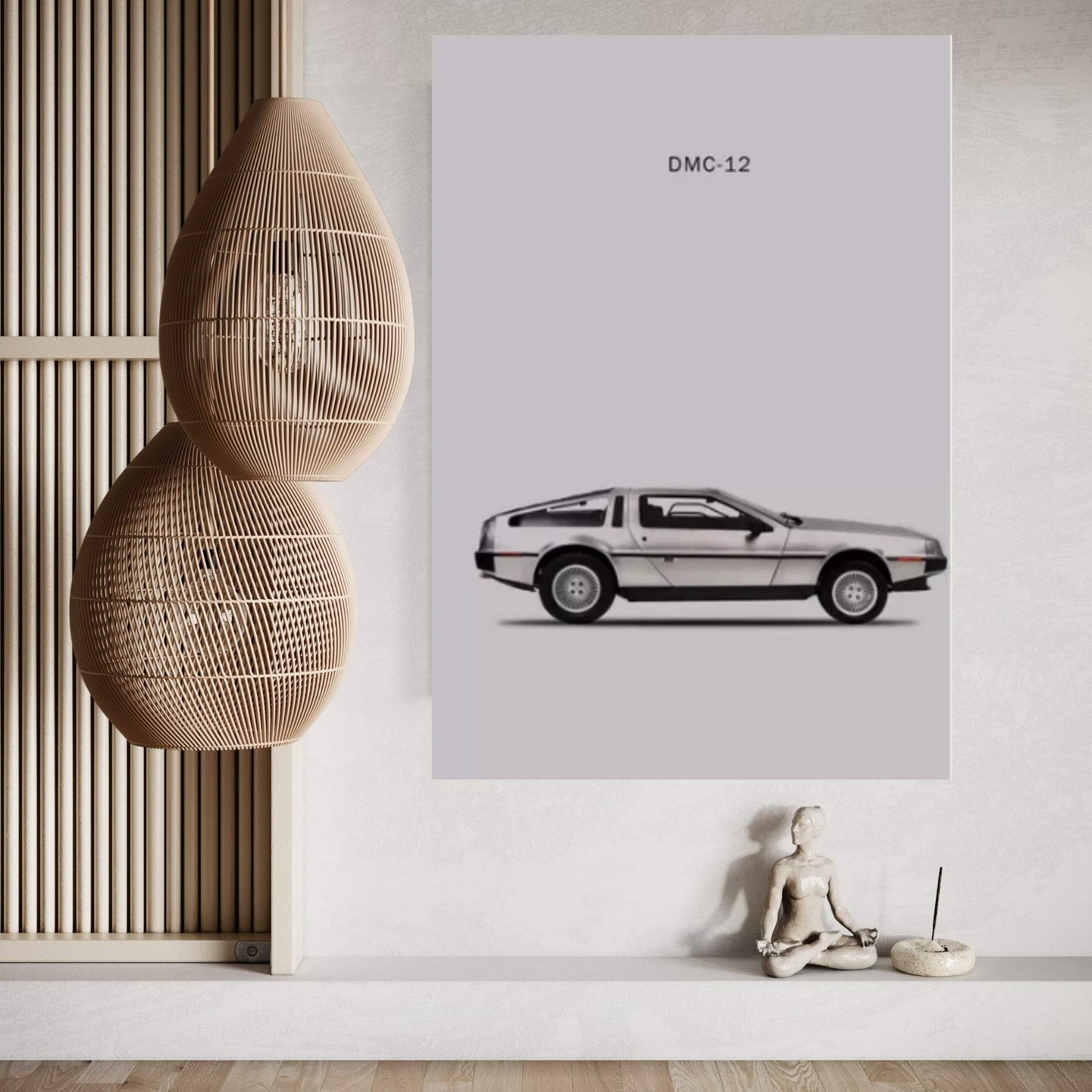 1981 DeLorean DMC-12 Canvas Wall Art - Y Canvas