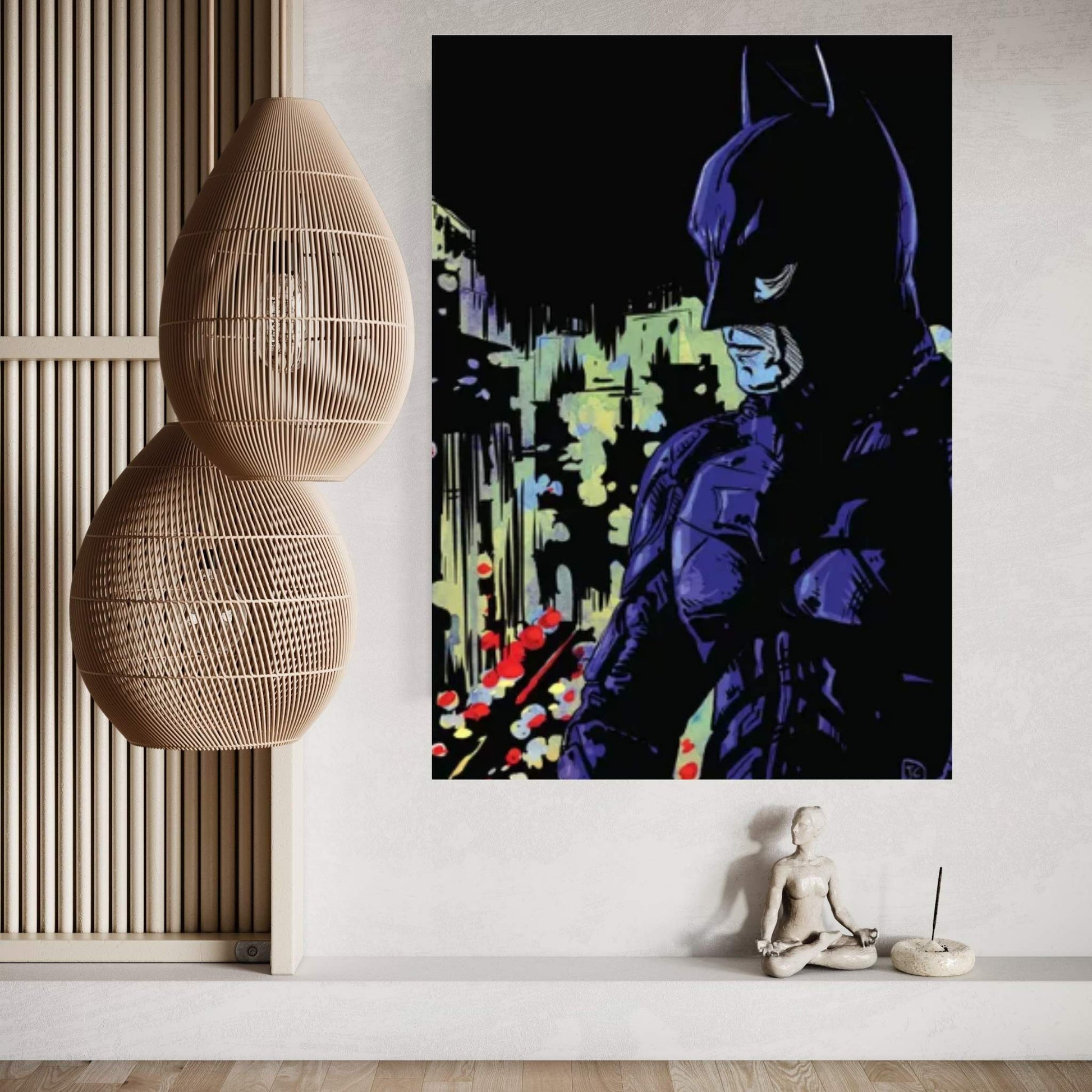 Dark Knight Canvas Wall Art - Y Canvas