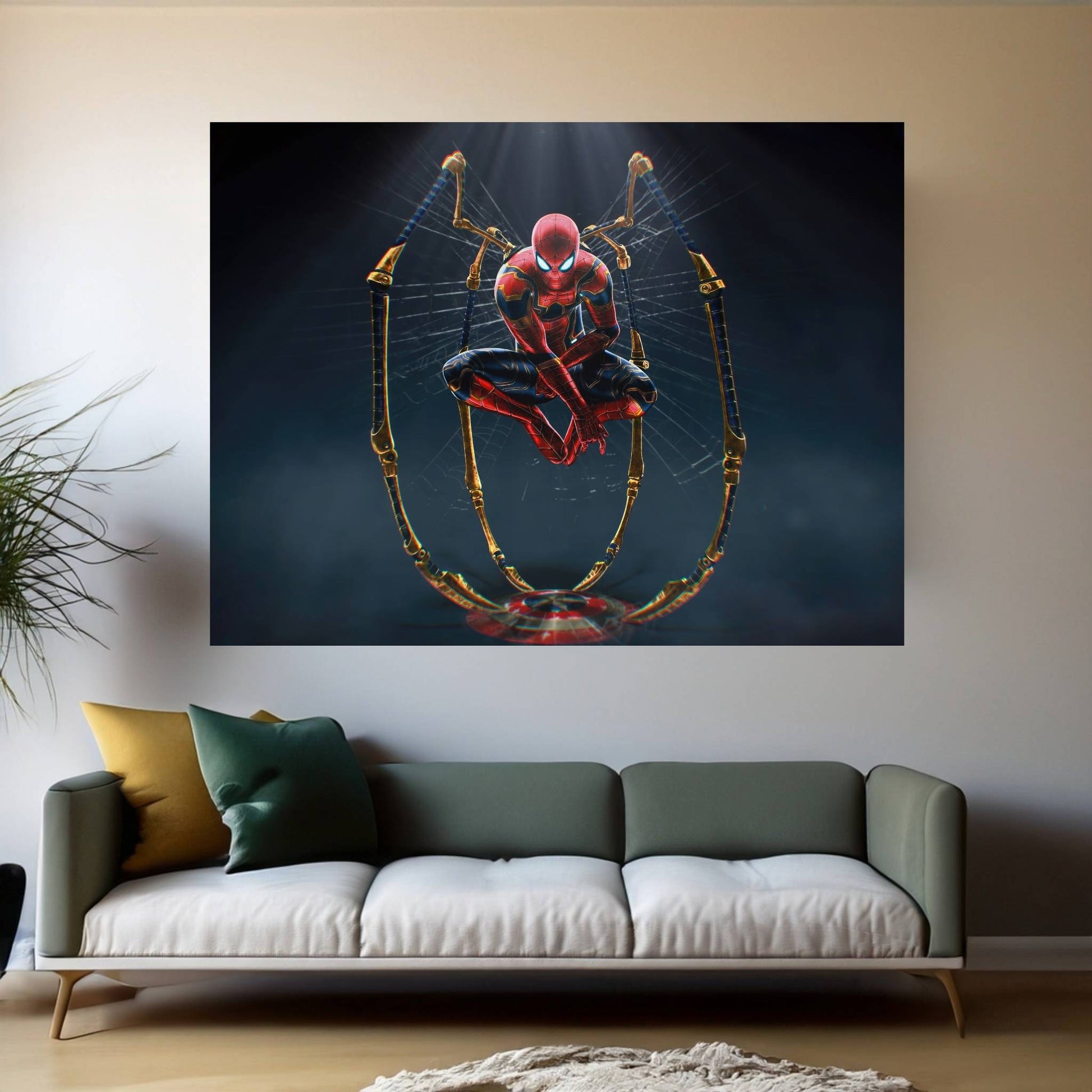 Spiderman Canvas Wall Art - Y Canvas