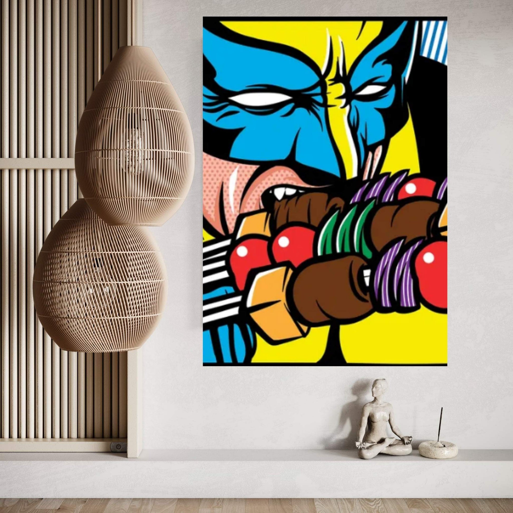 Berserker Skewers Canvas Wall Art - Y Canvas