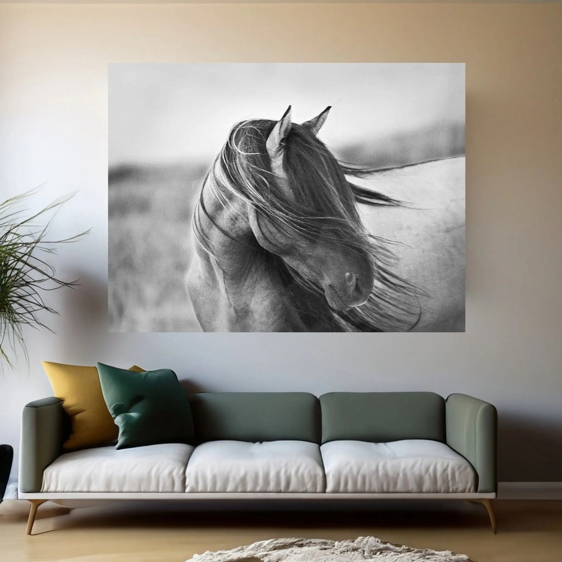 Fierce Grace Canvas Wall Art - Y Canvas