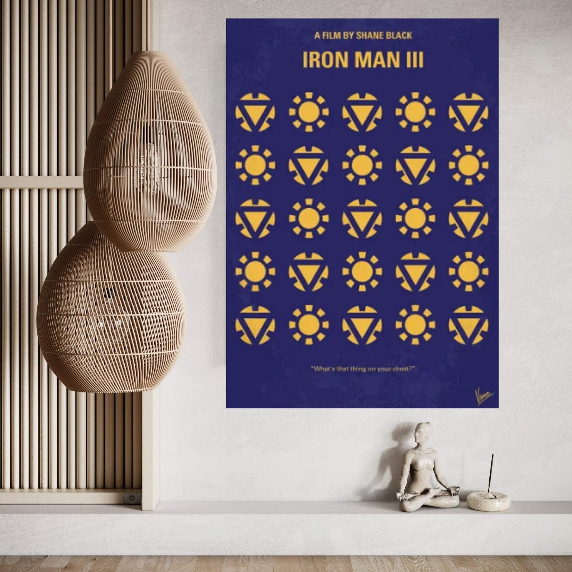 Iron Man 3 Poster Canvas Wall Art - Y Canvas