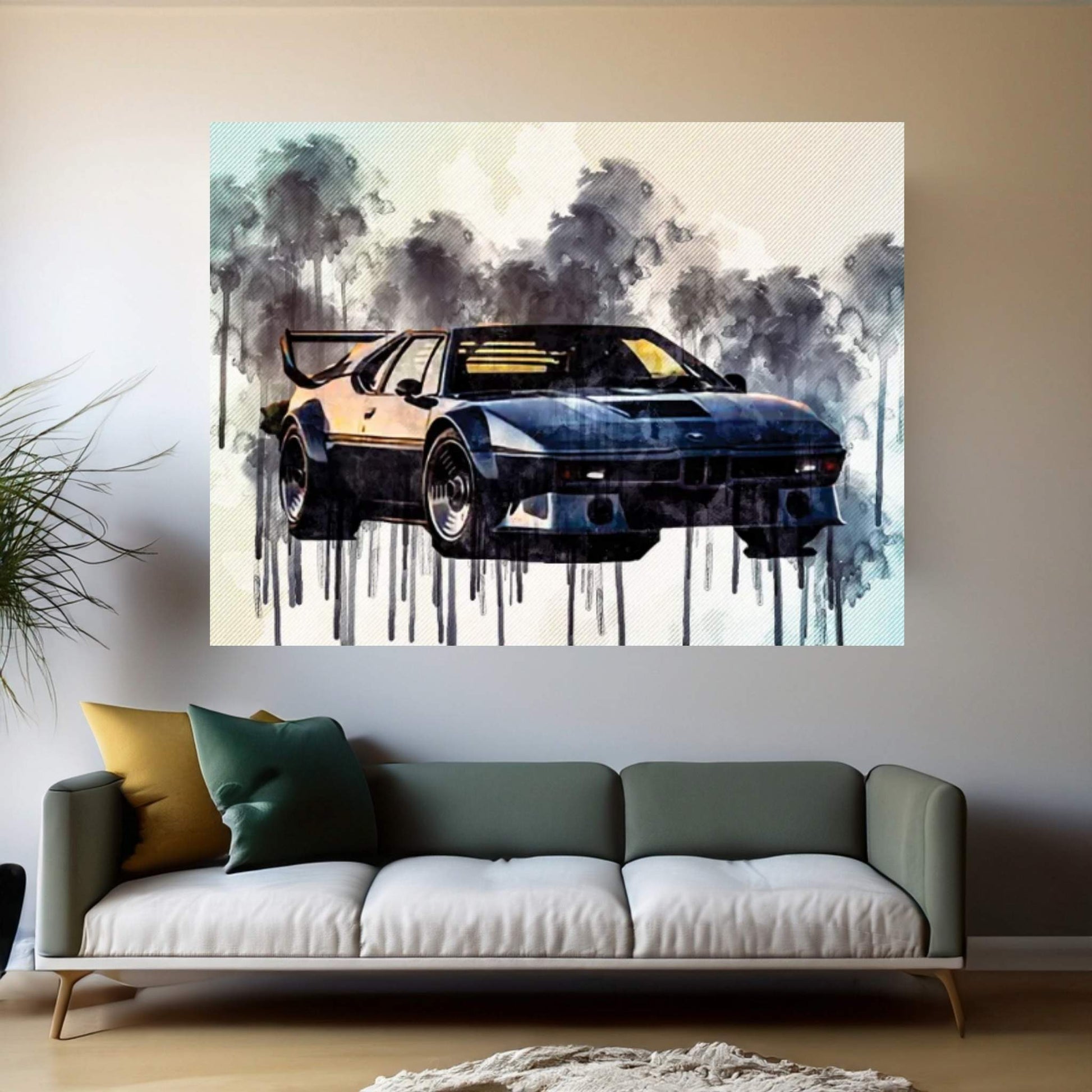 1979 BMW M1 Canvas Wall Art - Y Canvas