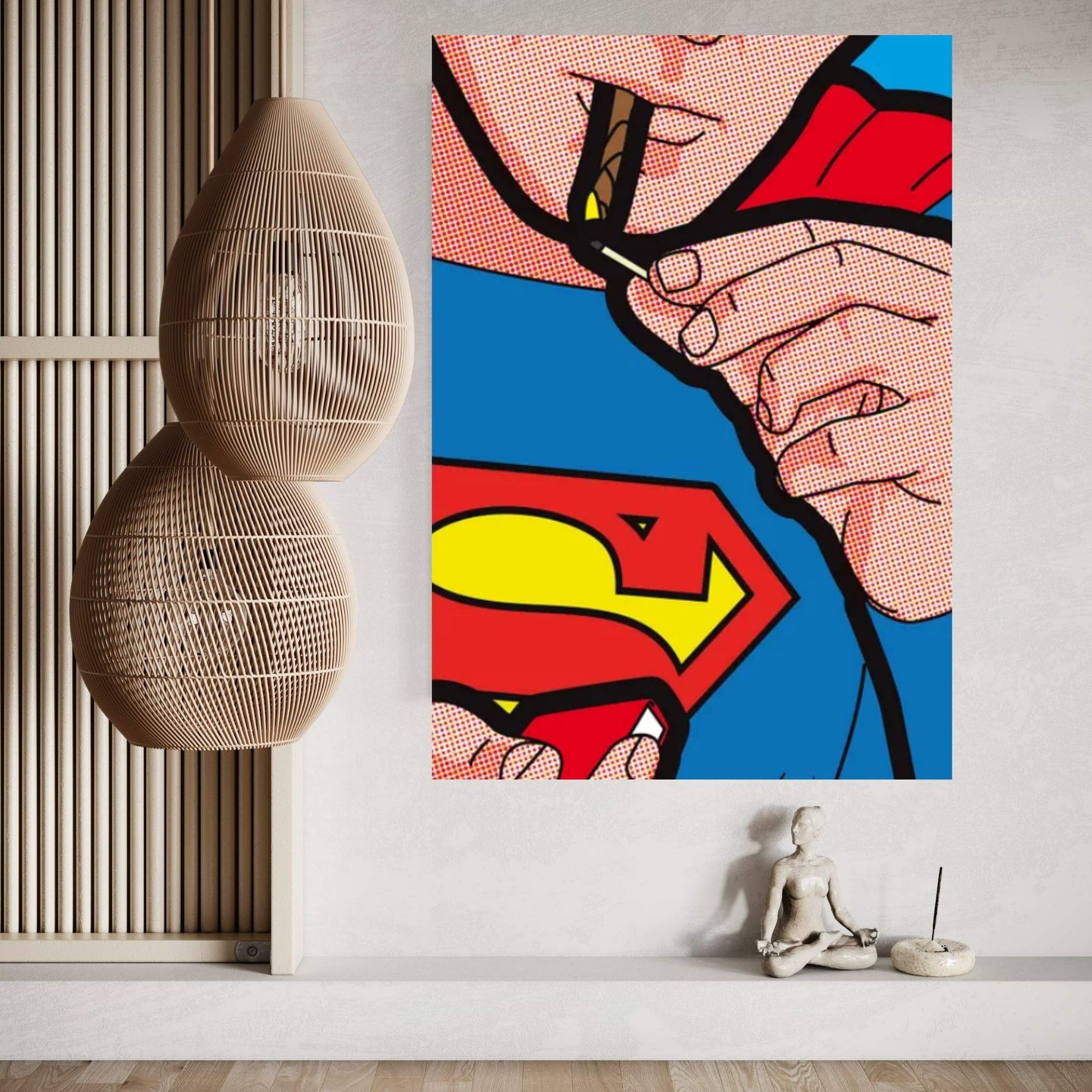 Super Smoke Canvas Wall Art - Y Canvas