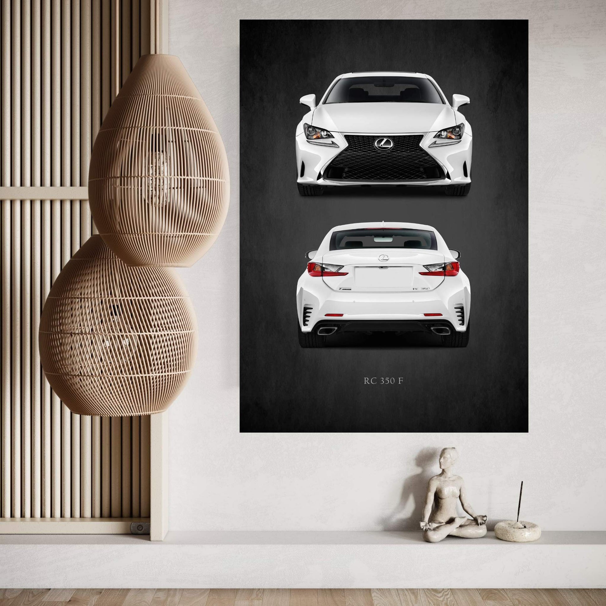 Lexus RC 350 F Canvas Wall Art - Y Canvas