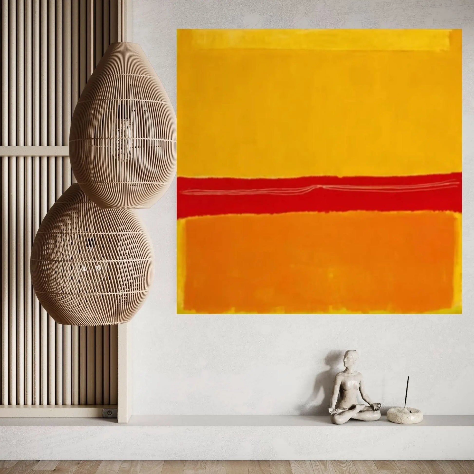 Mark Rothko No 5 No 22 Canvas,Abstract Canvas Wall Art, Modern Art Expressionism Painting, Poster Art Reproduction - Y Canvas