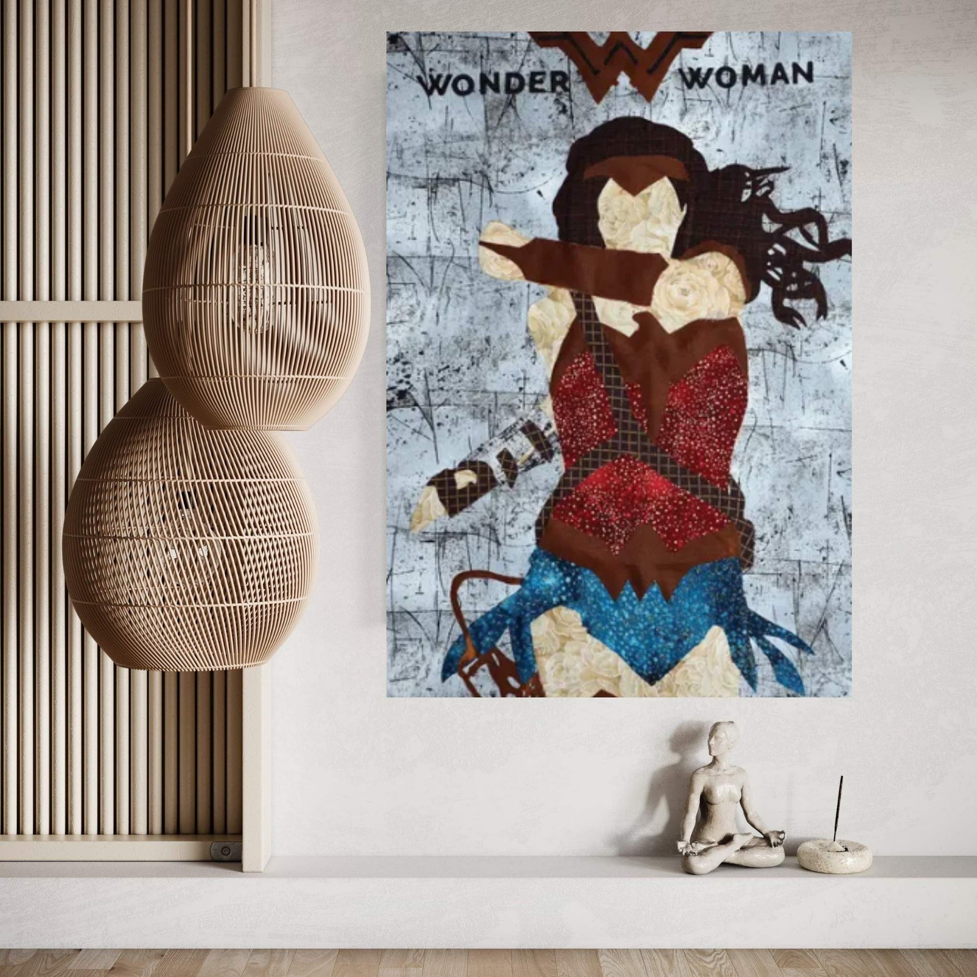 Wonder Woman Canvas Wall Art - Y Canvas