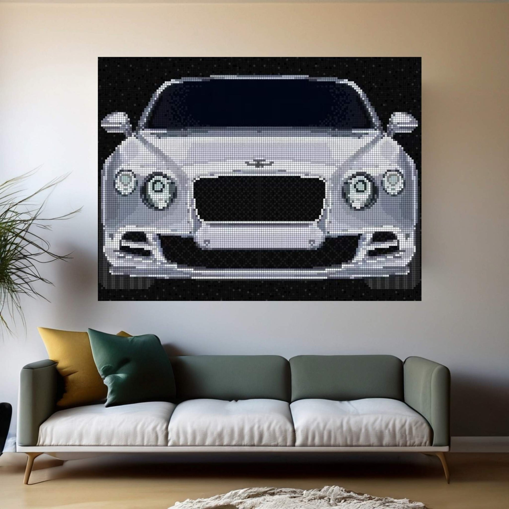 Continental GT Canvas Wall Art - Y Canvas