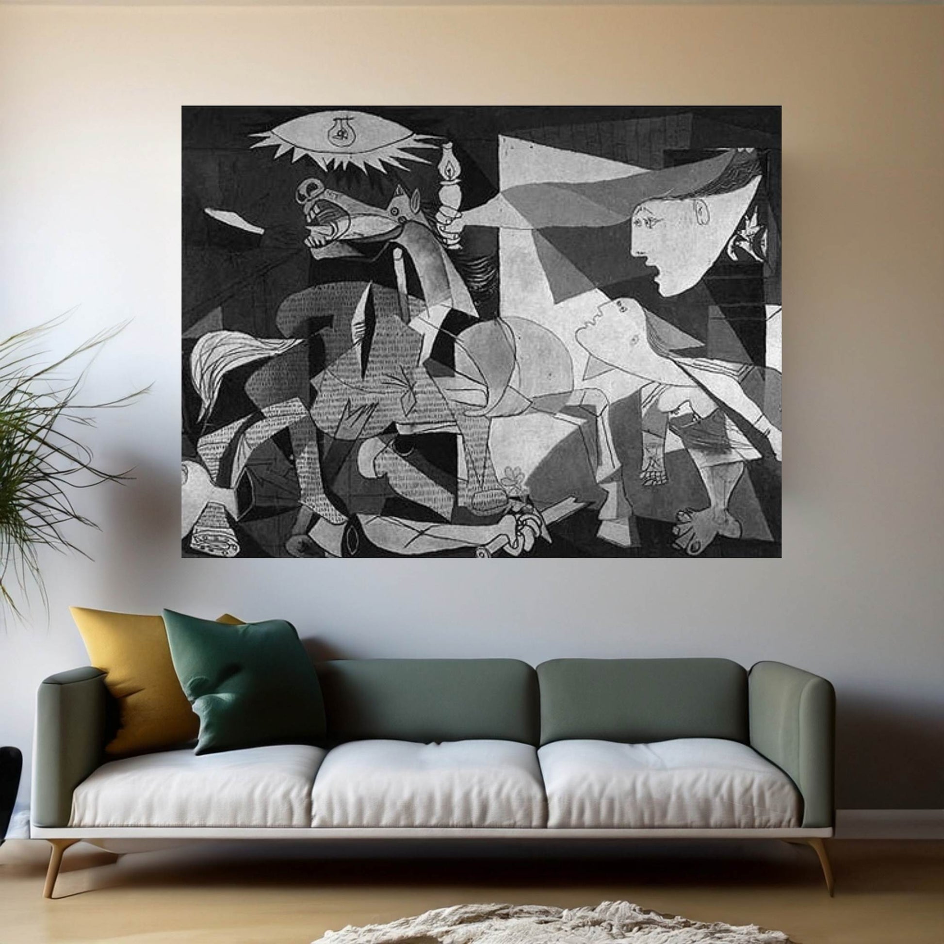 Guernica Canvas Wall Art - Y Canvas