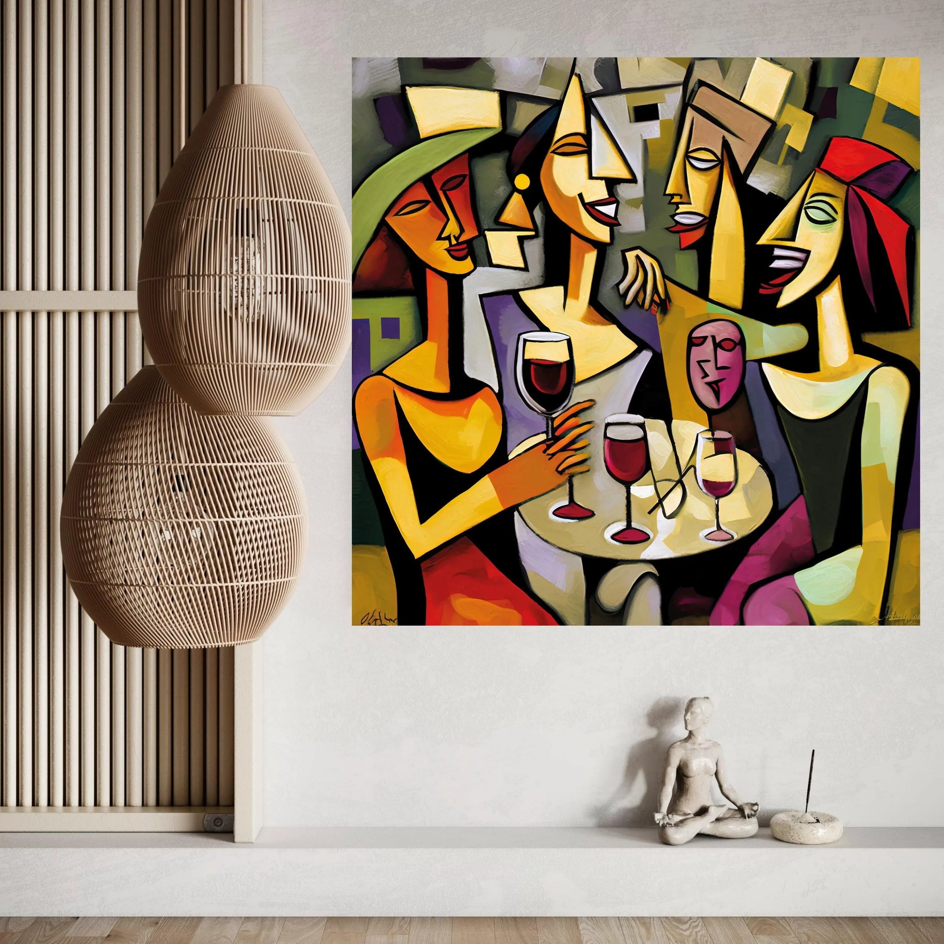 Picasso Style Printing Wall Art ,Canvas Modern Wall Art - Y Canvas