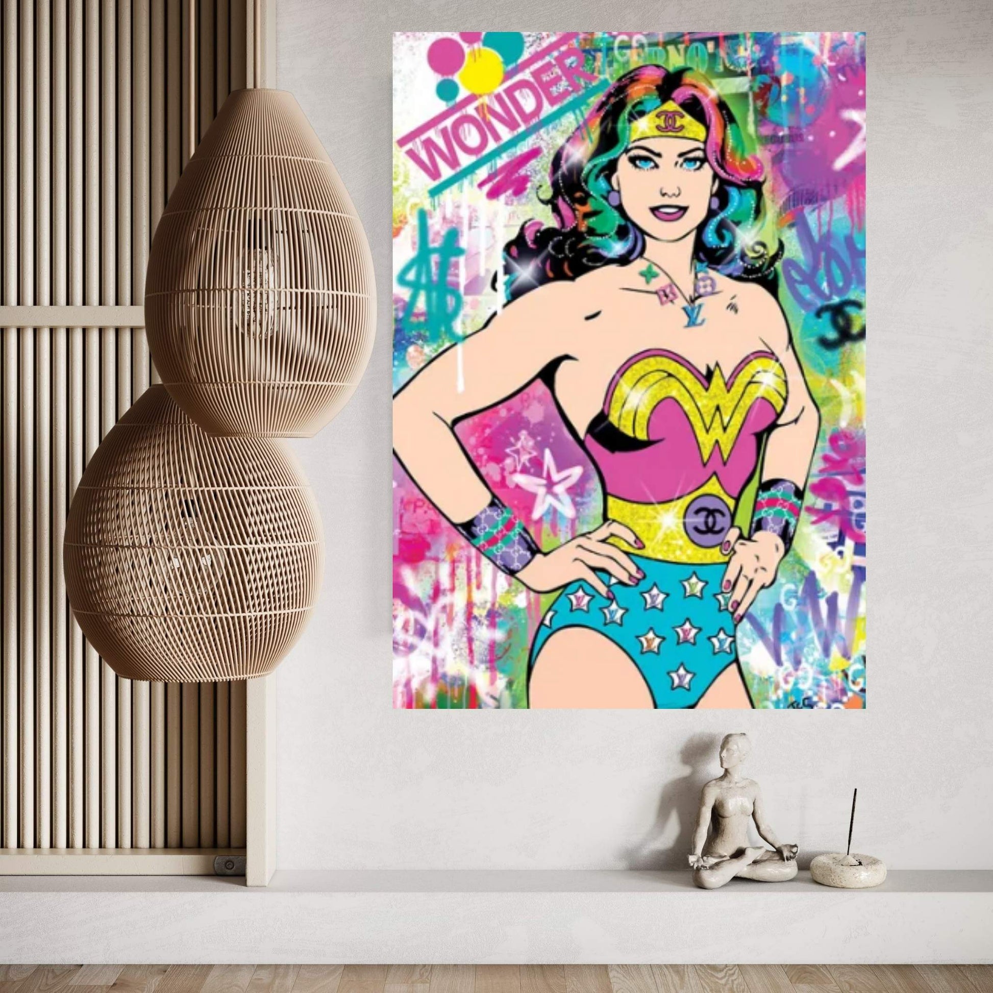 Wonder Woman Canvas Wall Art - Y Canvas