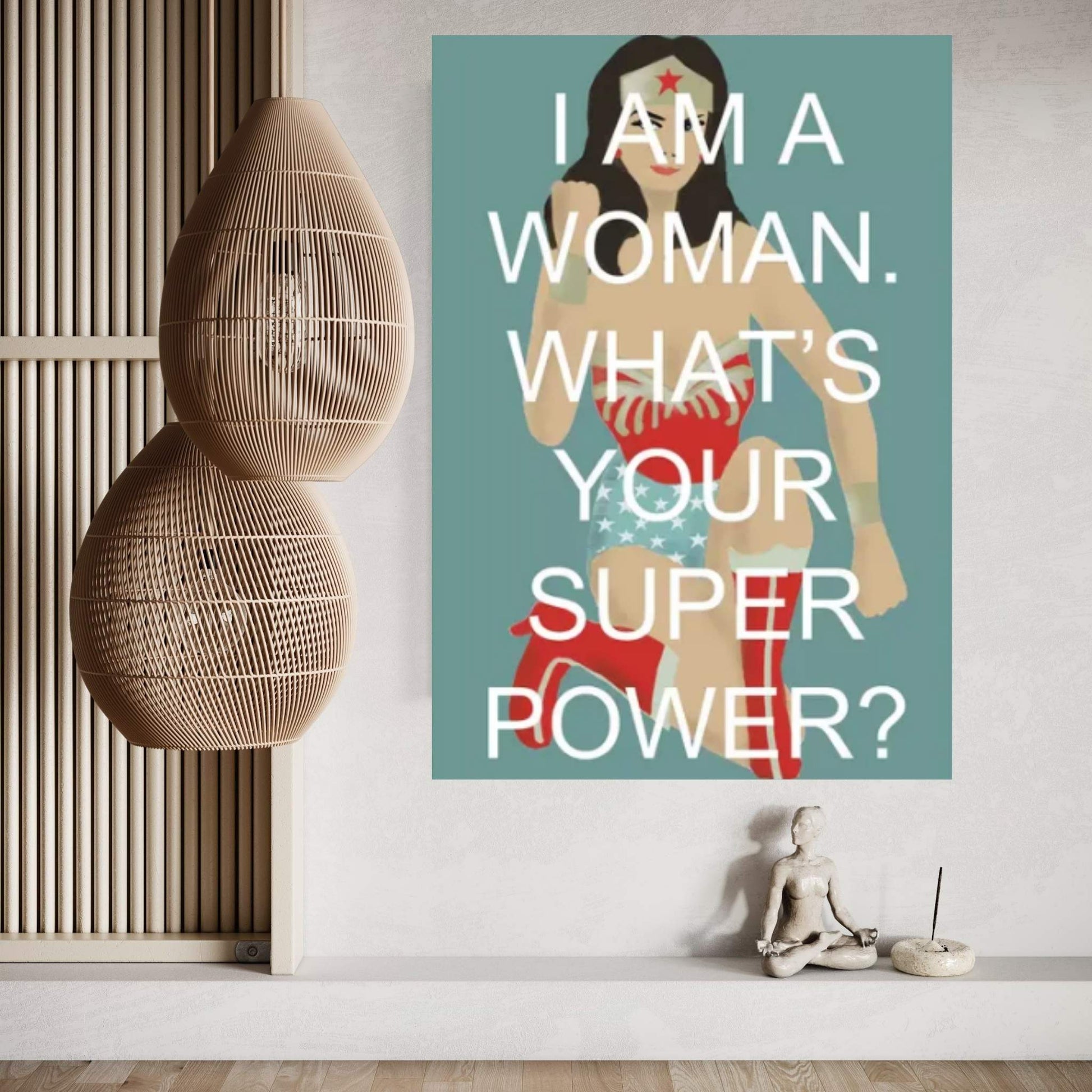 Wonder Woman Canvas Wall Art - Y Canvas