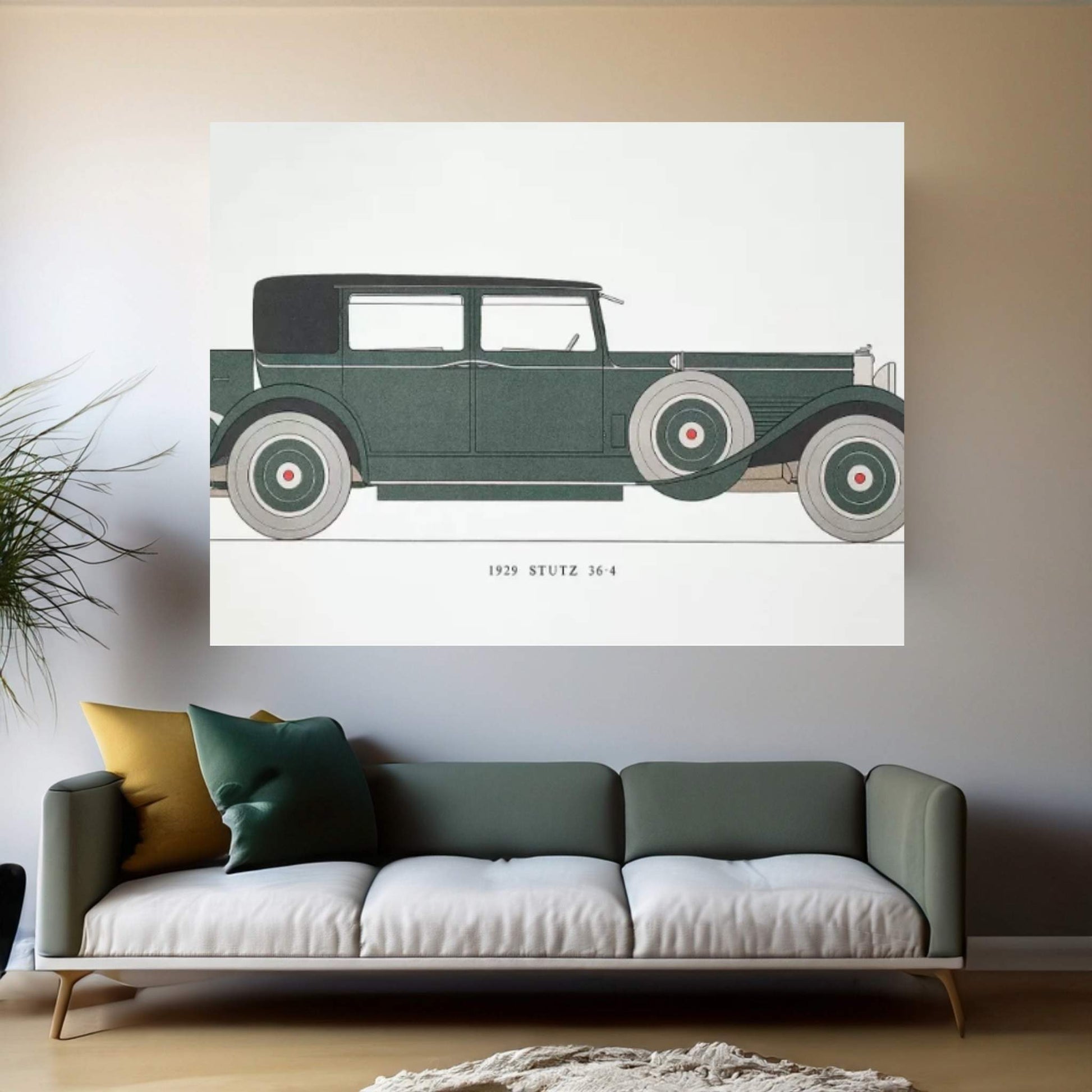 Automobile: Stutz, 1929 Canvas Wall Art - Y Canvas