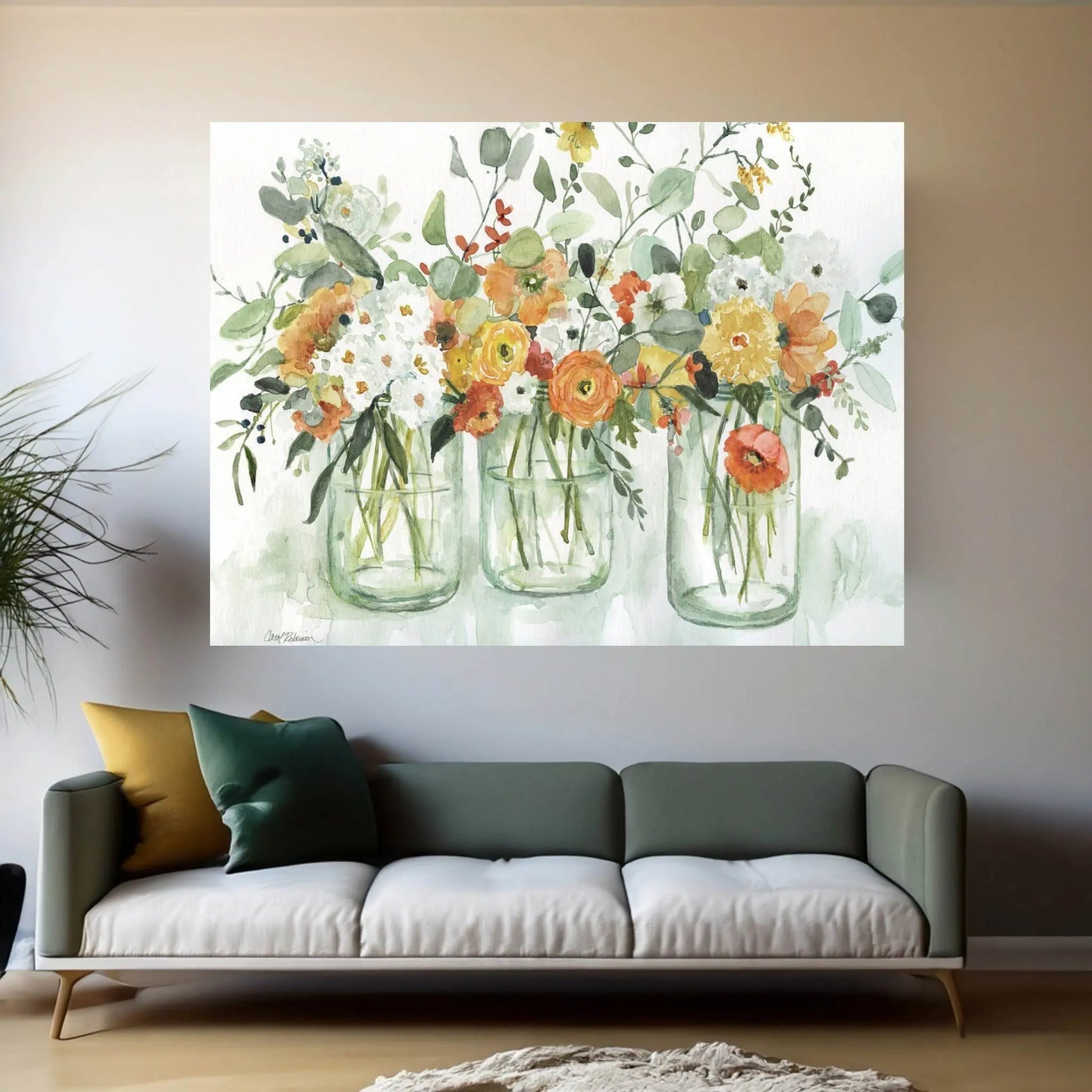 Trois Beauties Canvas Wall Art - Y Canvas