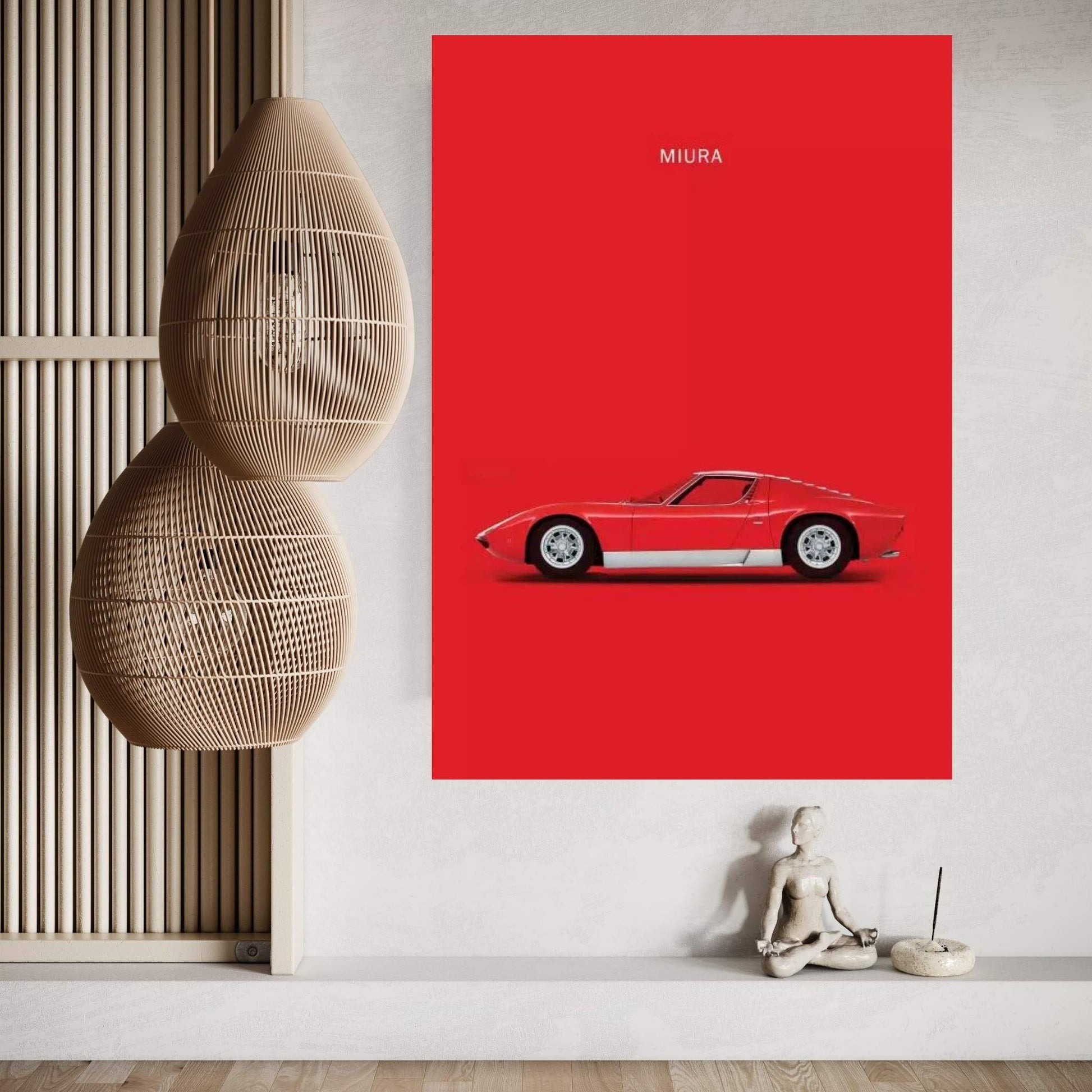 1969 Lamborghini Miura Canvas Wall Art - Y Canvas