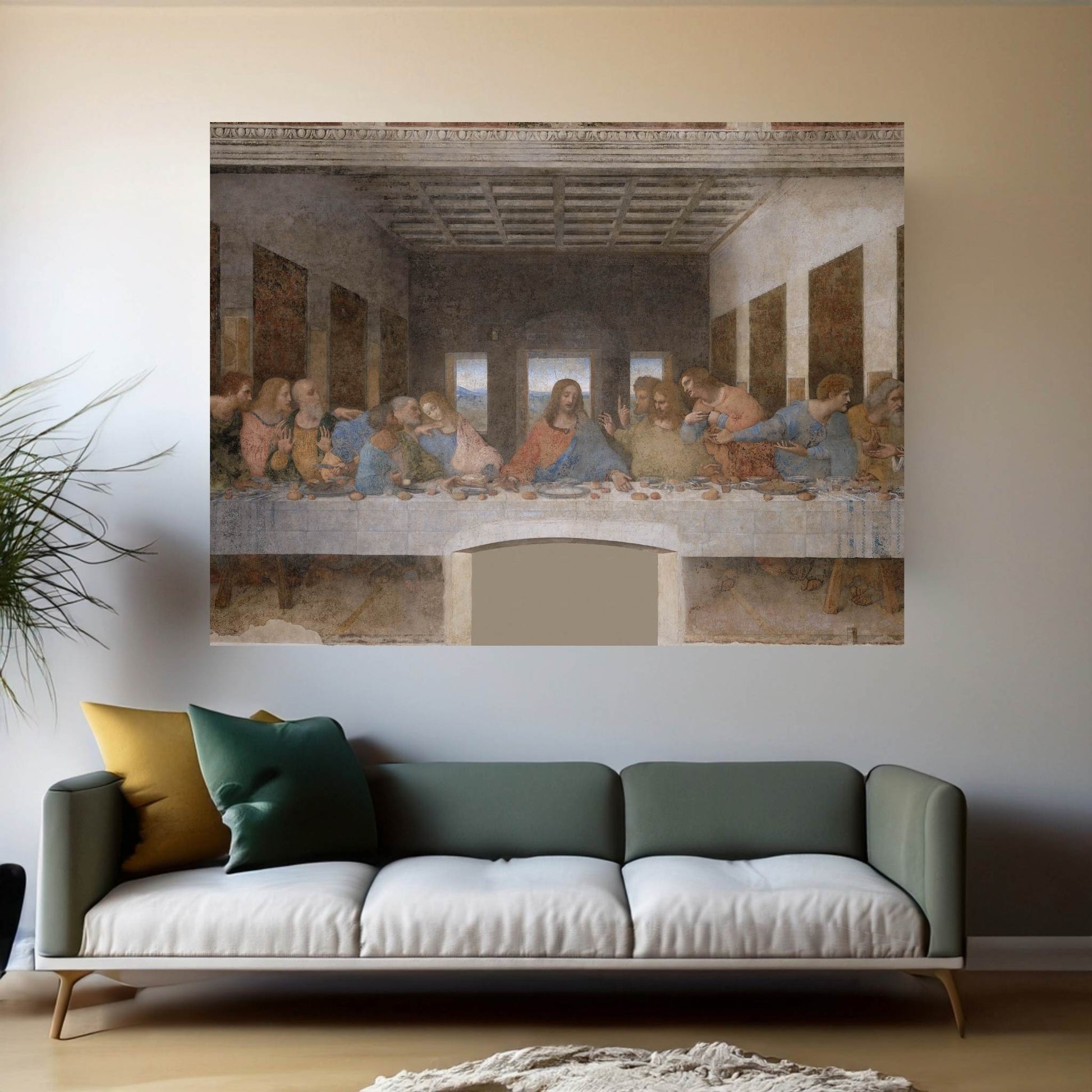 The Last Supper Canvas Wall Art - Y Canvas