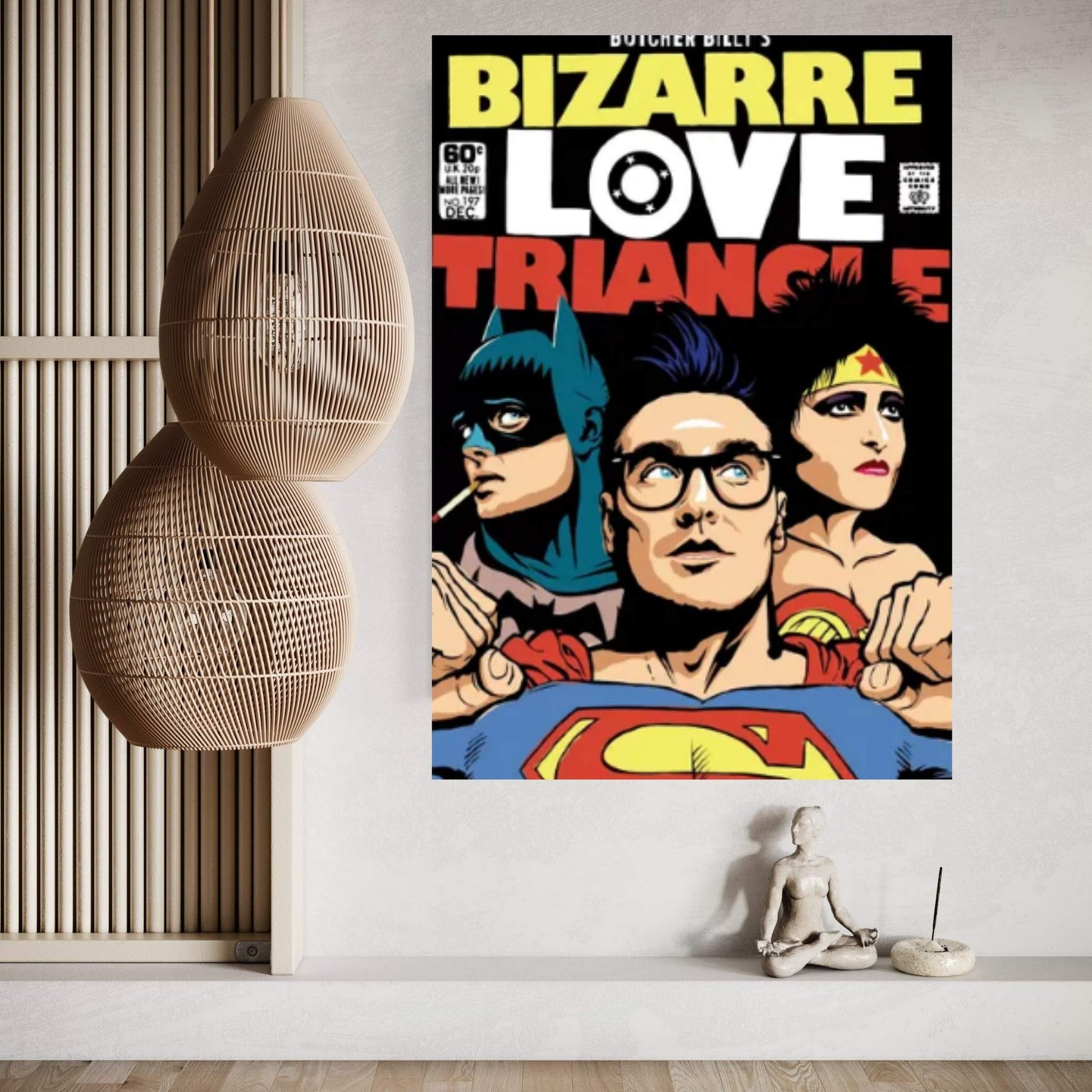 Bizarre Love Triangle - The Post-Punk Edition Canvas Wall Art - Y Canvas