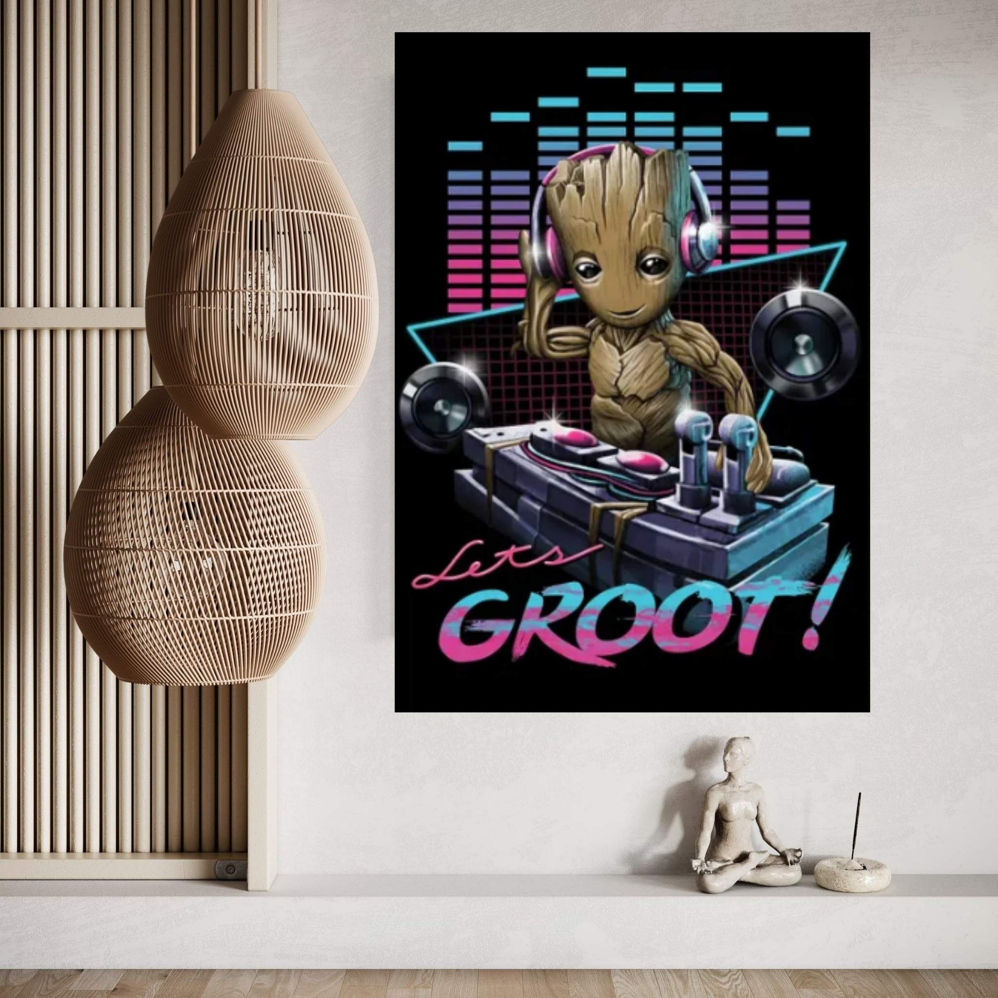 DJ Groot Canvas Wall Art - Y Canvas