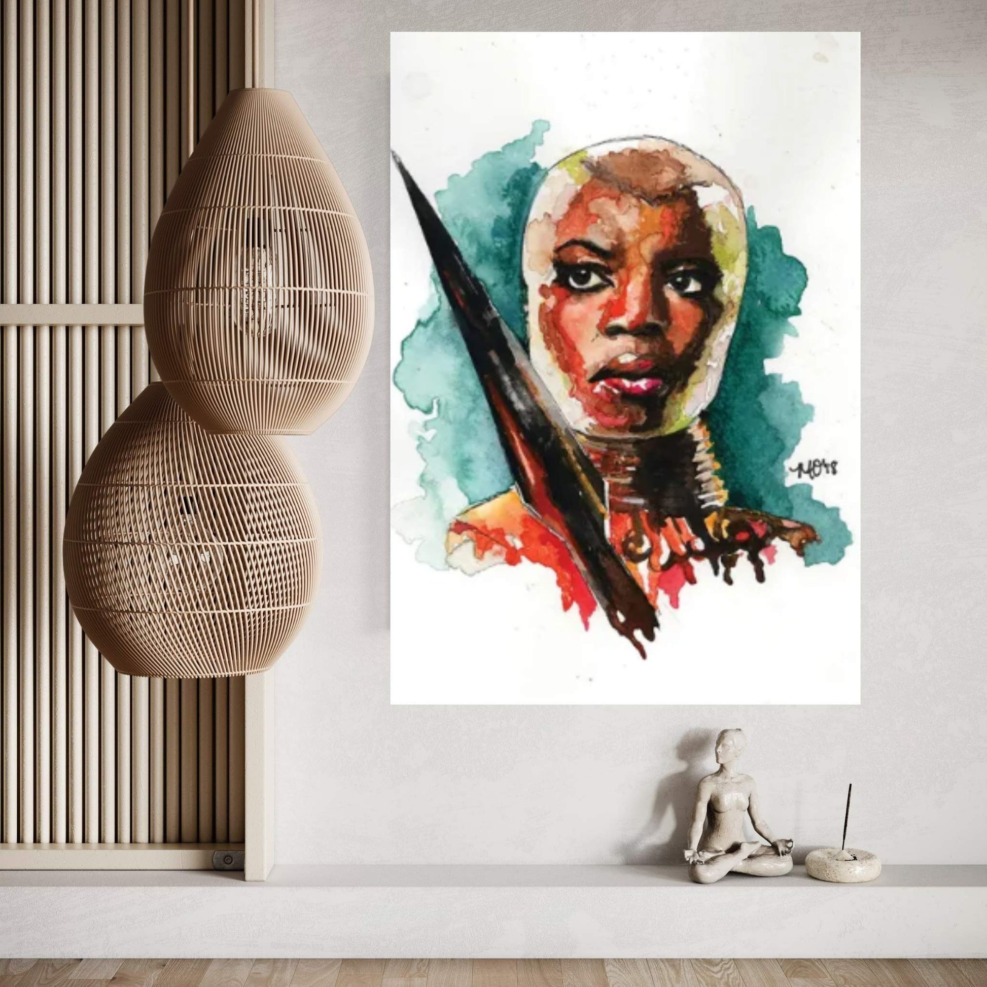 Okoye - Black Panther Canvas Wall Art - Y Canvas