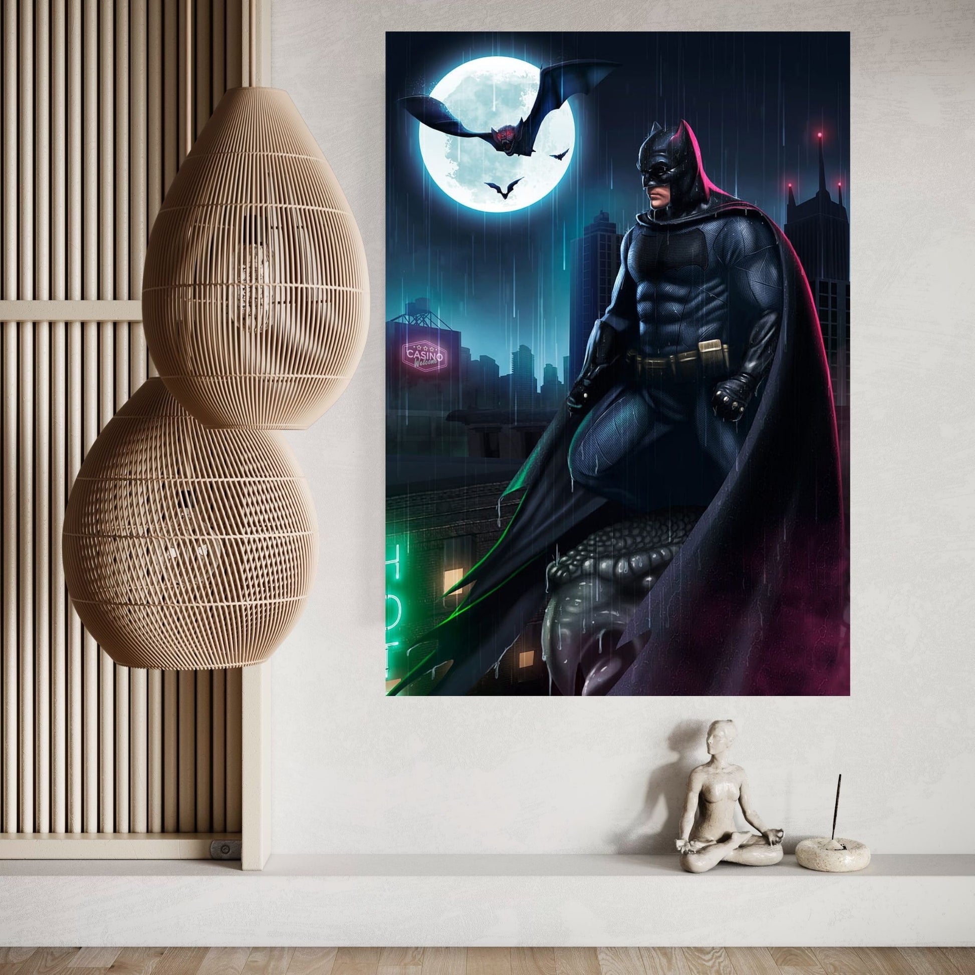 Batman Canvas Wall Art - Y Canvas