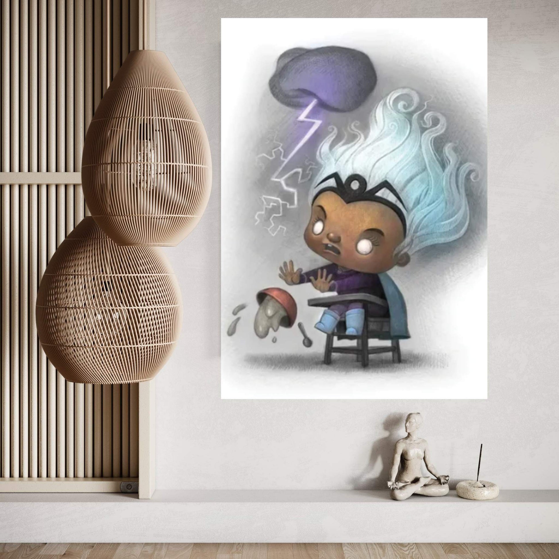 Baby Storm Canvas Wall Art - Y Canvas