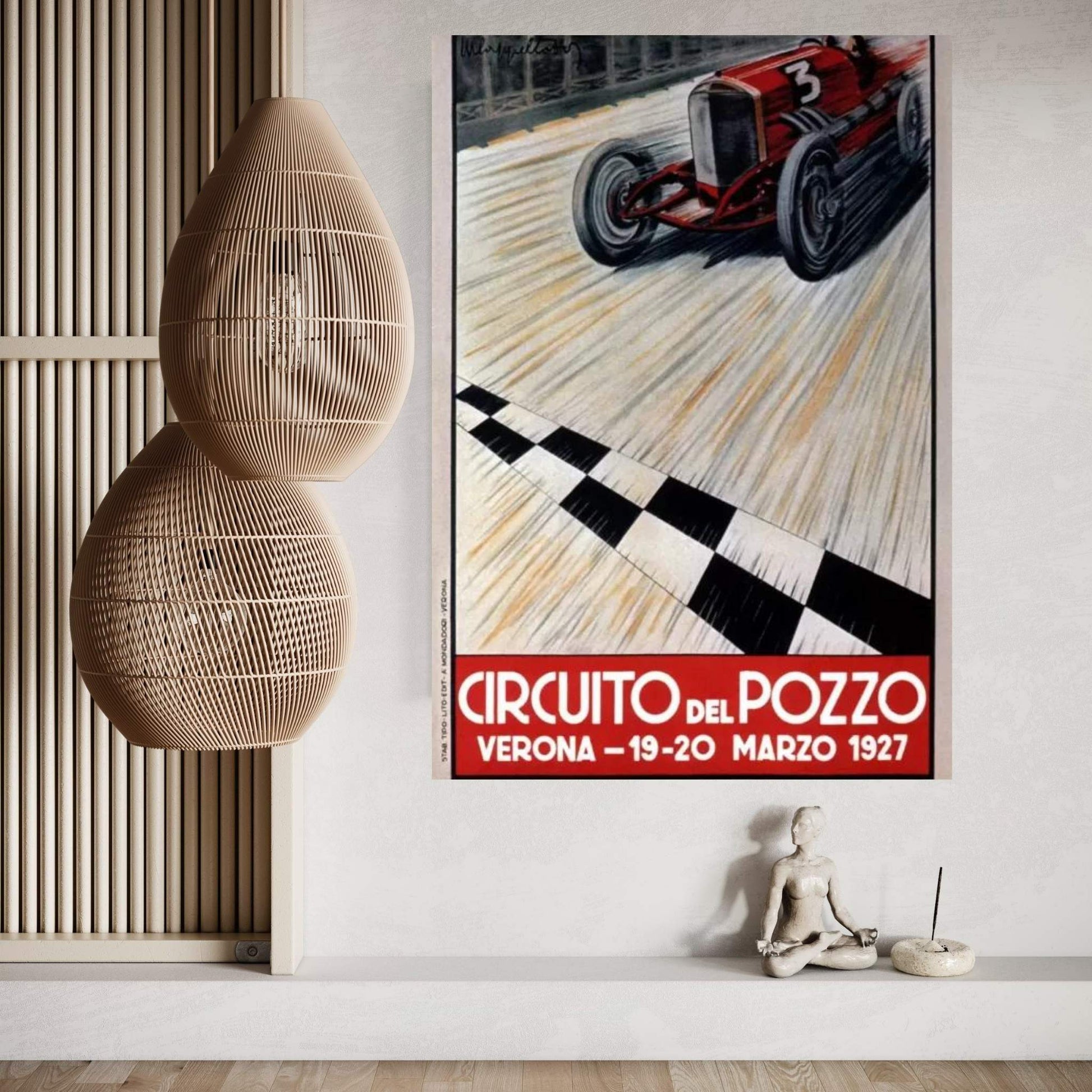 Circuit del Pozzo Italy Canvas Wall Art - Y Canvas