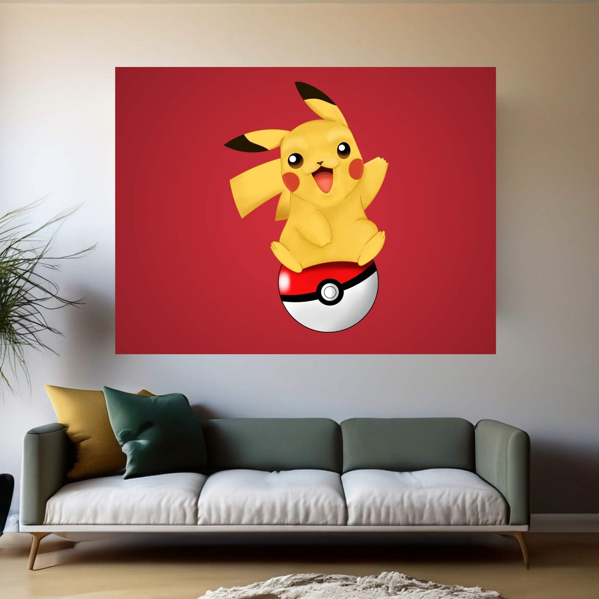 Pokémon - Pikachu Canvas Wall Art - Y Canvas