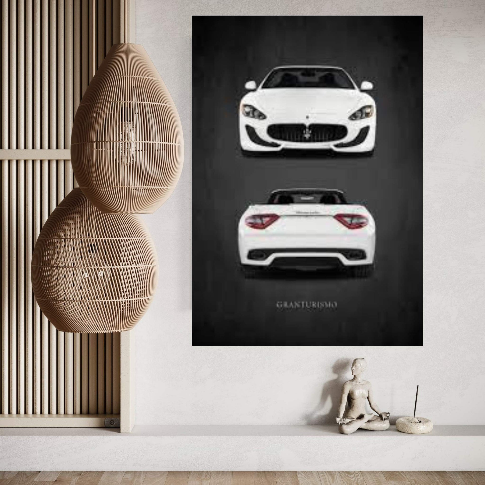 Maserati GranTurismo Canvas Wall Art - Y Canvas