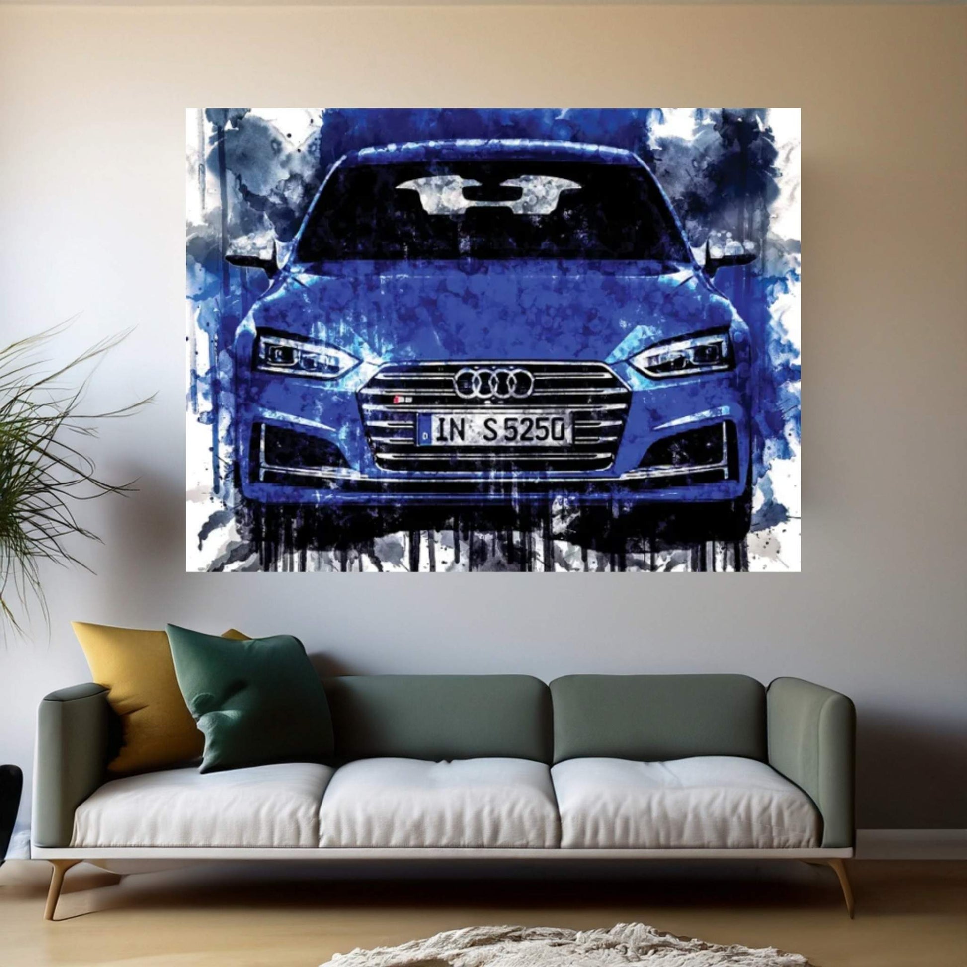 2018 Audi S5 Sportback Canvas Wall Art - Y Canvas