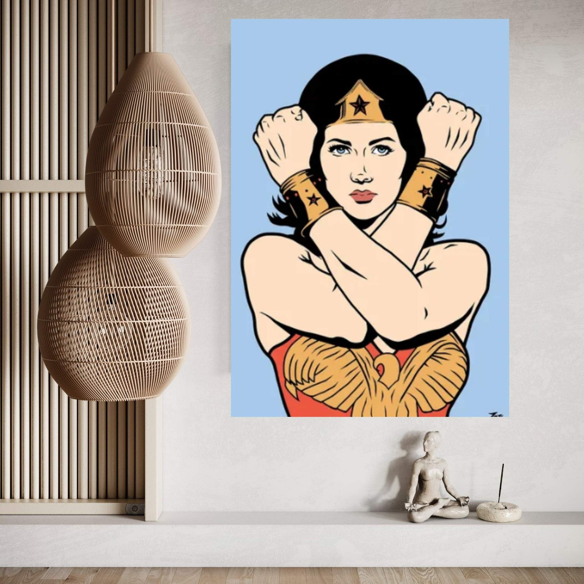 Wonder Woman Canvas Wall Art - Y Canvas