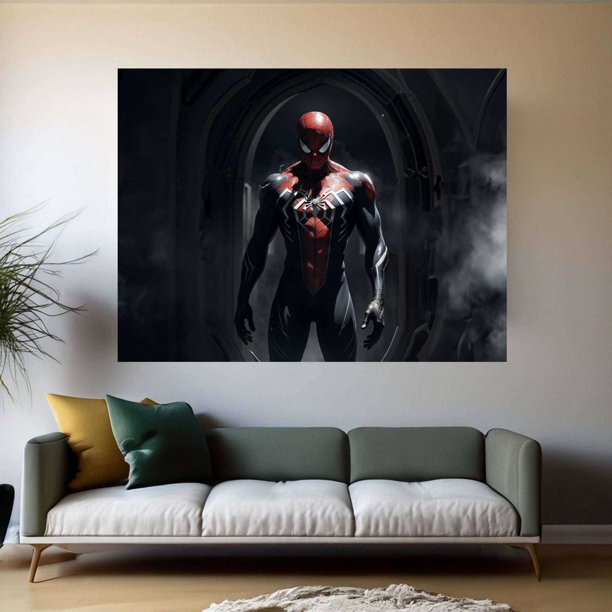 Spiderman Canvas Wall Art - Y Canvas