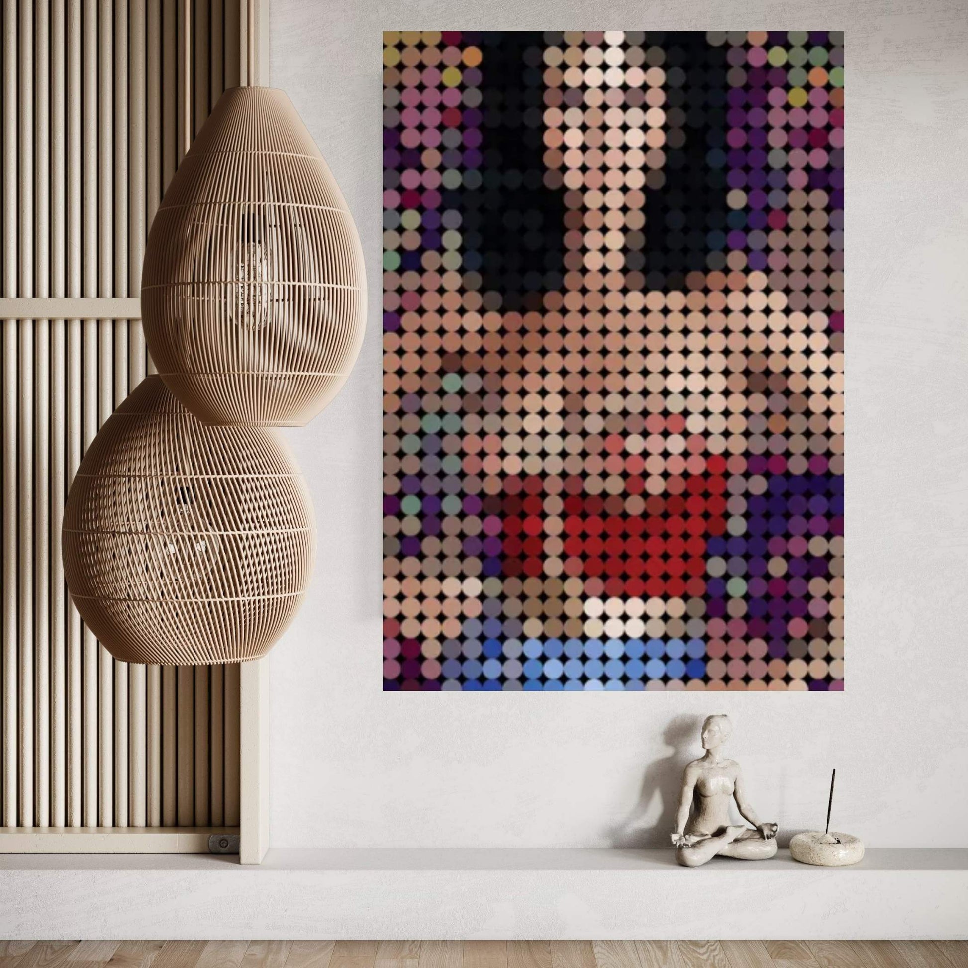 Wonder Woman 80s Canvas Wall Art - Y Canvas