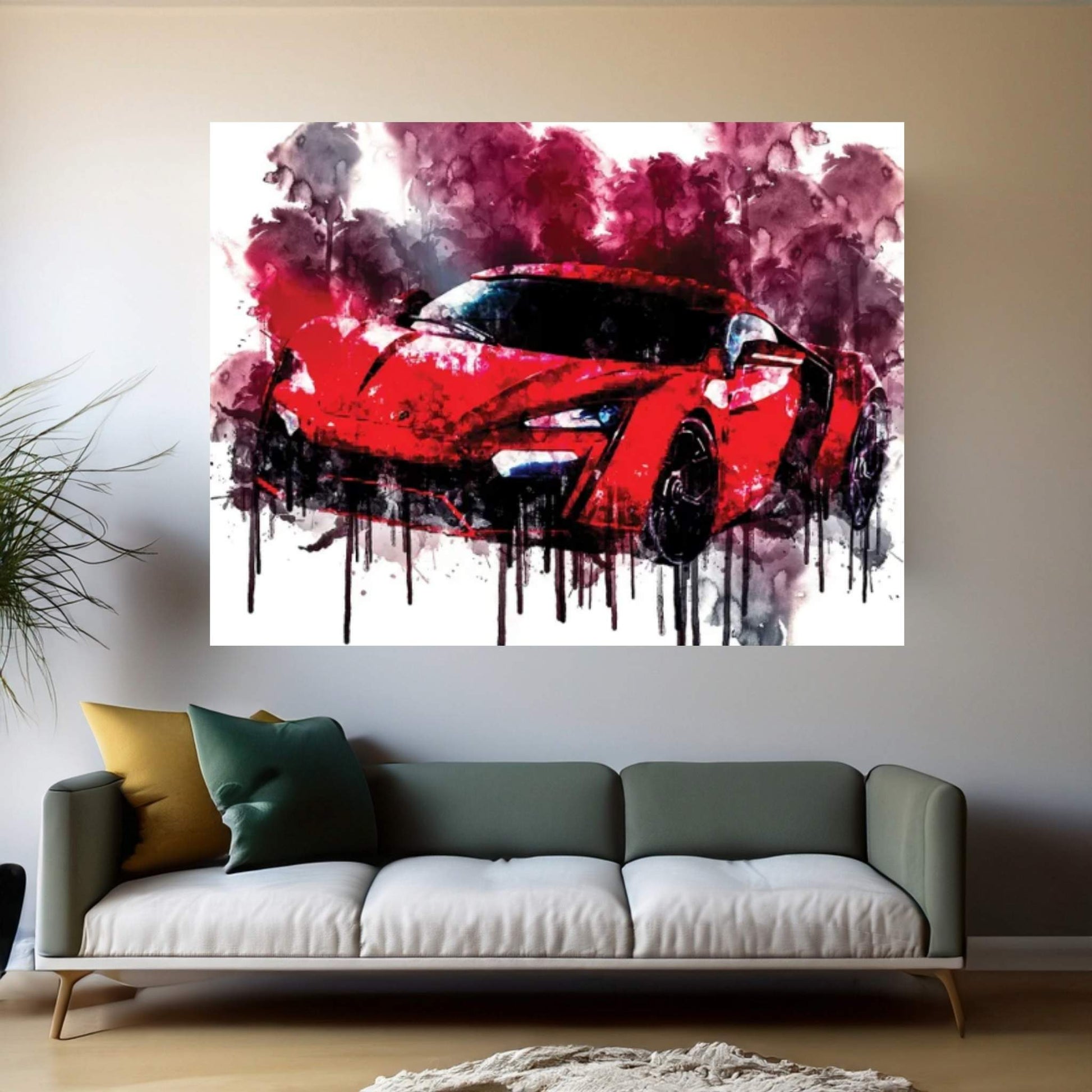 2017 W Motors Lykan Hypersport Canvas Wall Art - Y Canvas