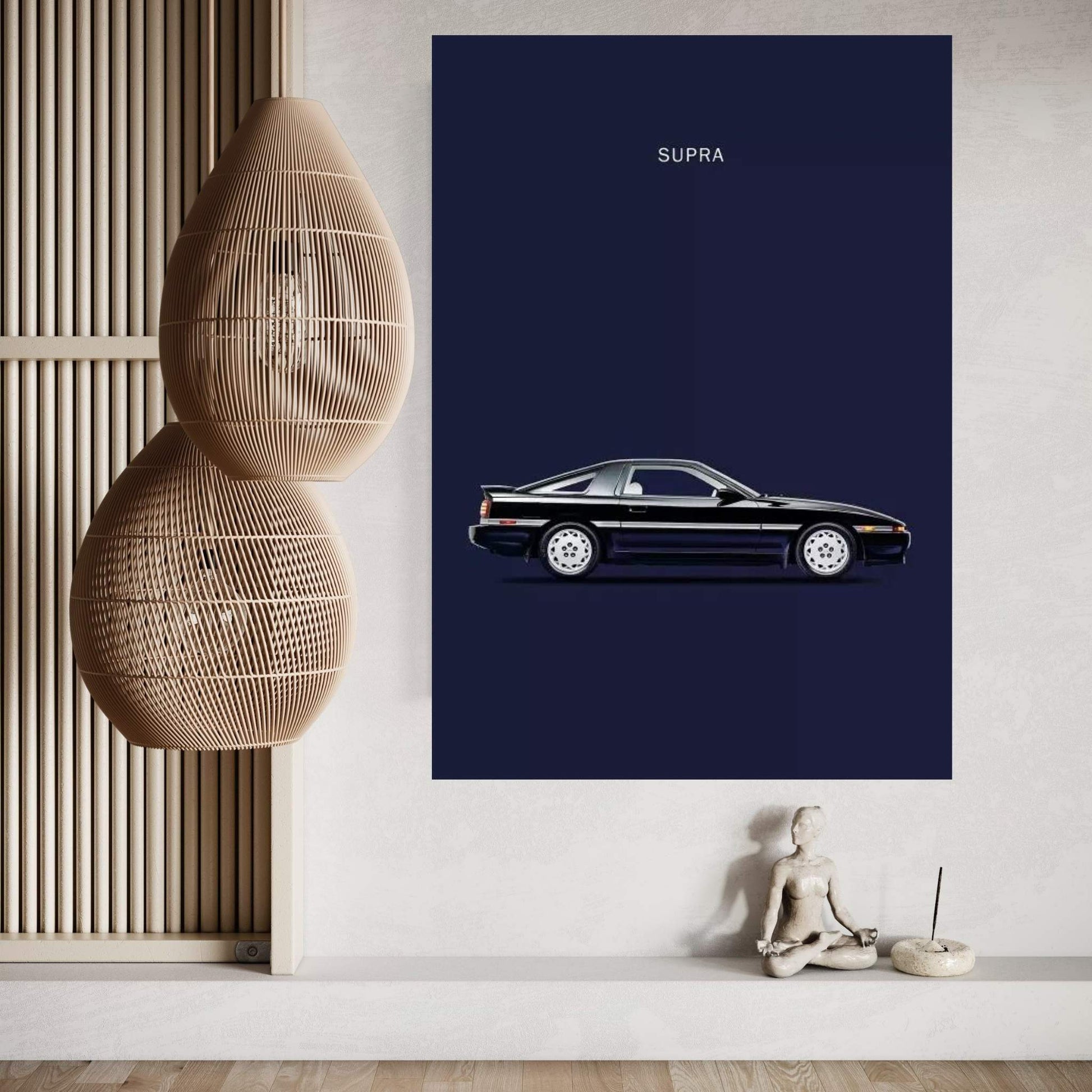 Toyota Supra Turbo Canvas Wall Art - Y Canvas