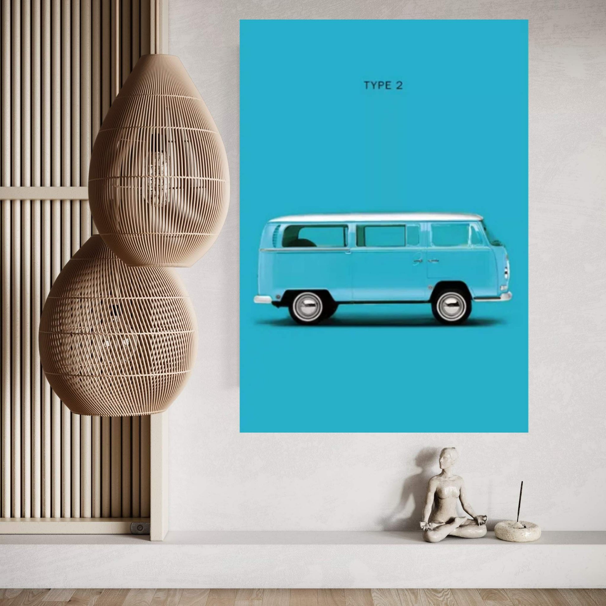 Volkswagen Type 2 Canvas Wall Art - Y Canvas