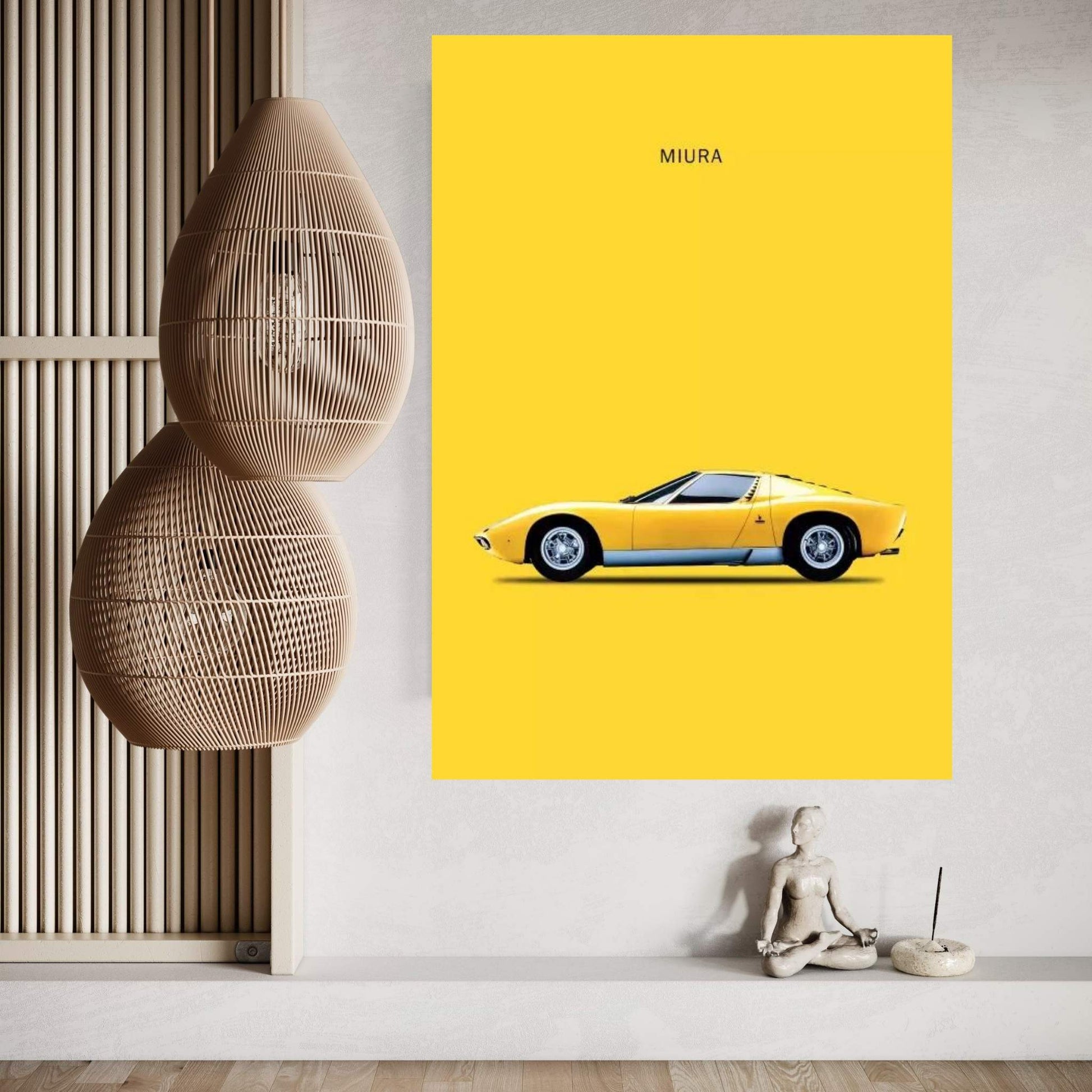 1972 Lamborghini Miura Canvas Wall Art - Y Canvas